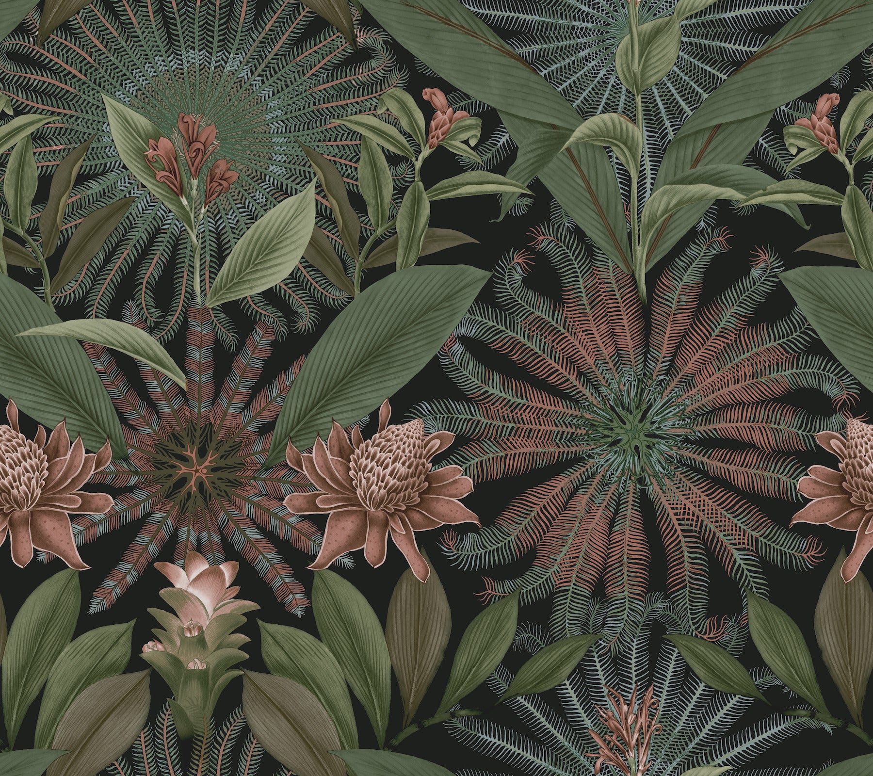 enchanted-garden-green-tropical-wallpaper-york-wallcoverings-vr1530
