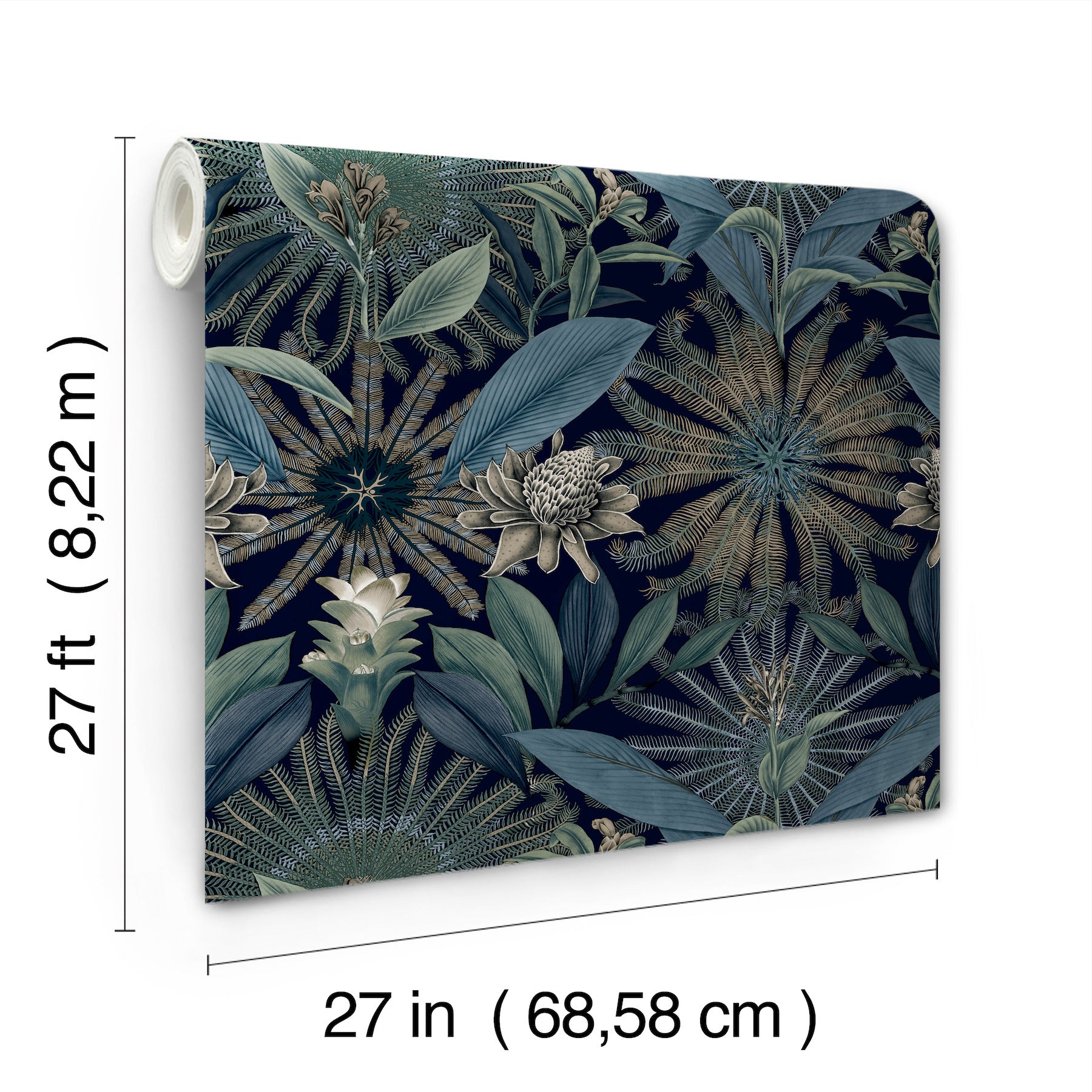 enchanted-garden-navy-tropical-wallpaper-york-wallcoverings-vr1532