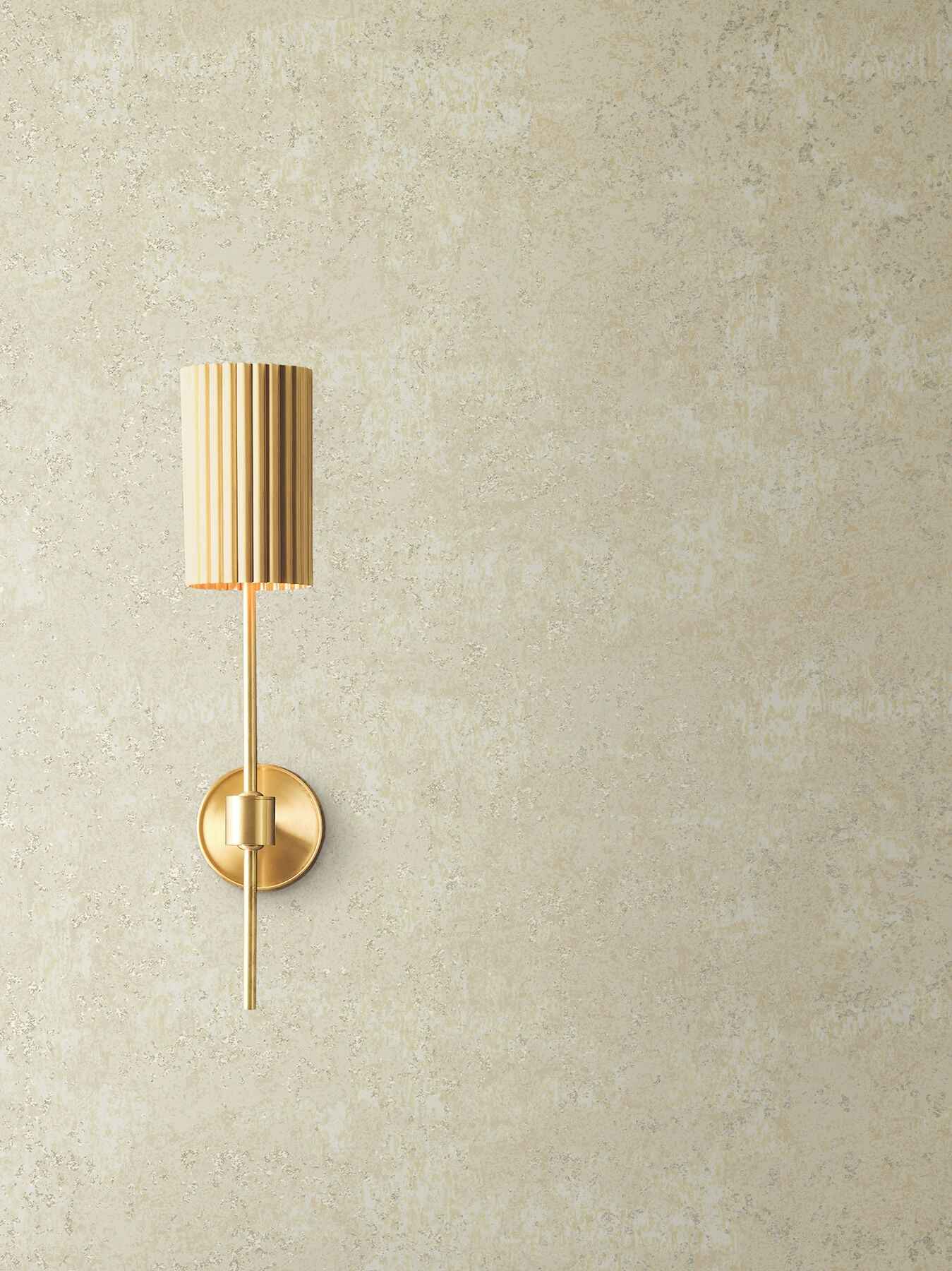 Crystal Cloud Beige Beaded Wallpaper - York Wallcoverings - VR1540
