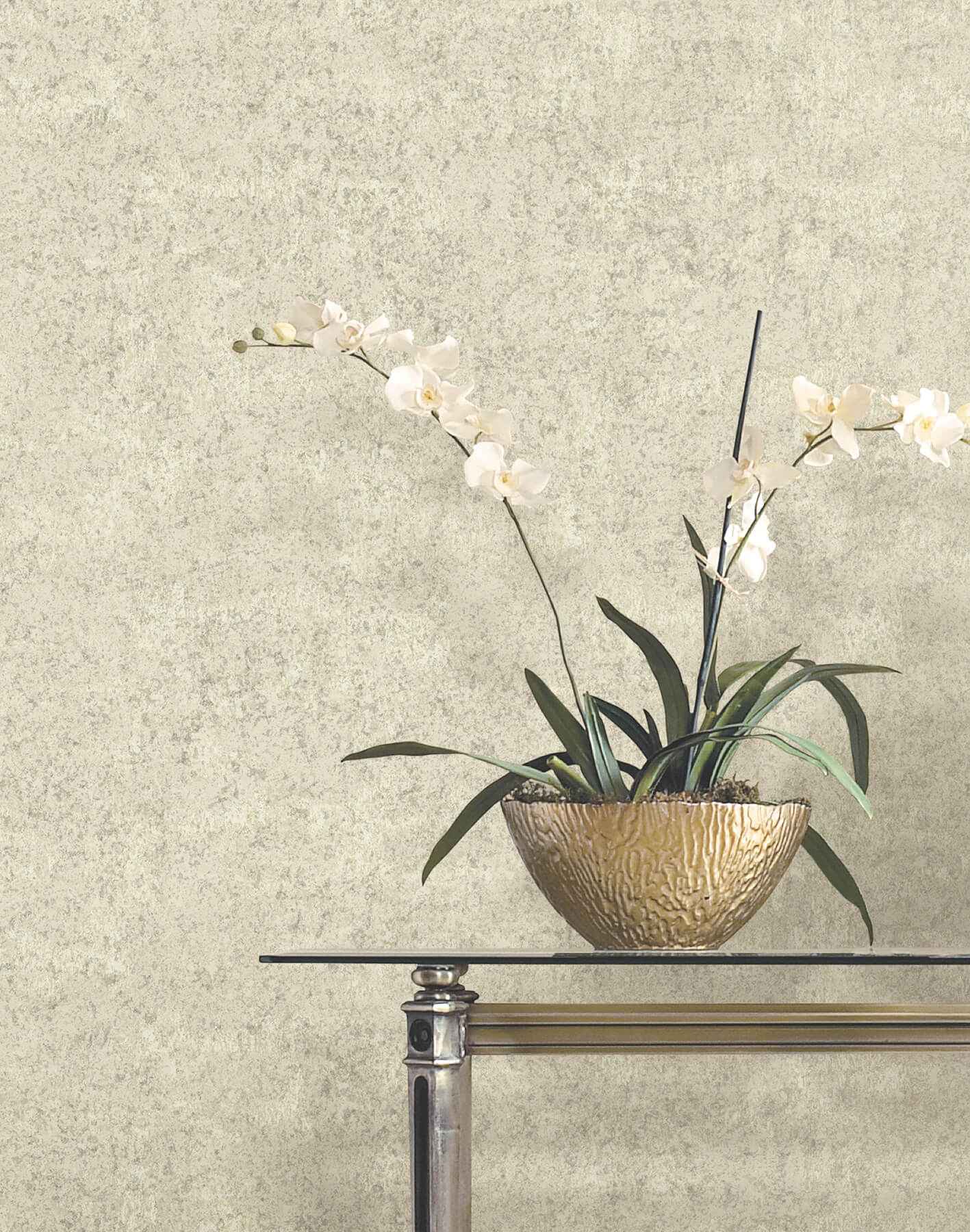 Crystal Cloud Beige Beaded Wallpaper - York Wallcoverings - VR1540 - York Wallcoverings Wallpaper