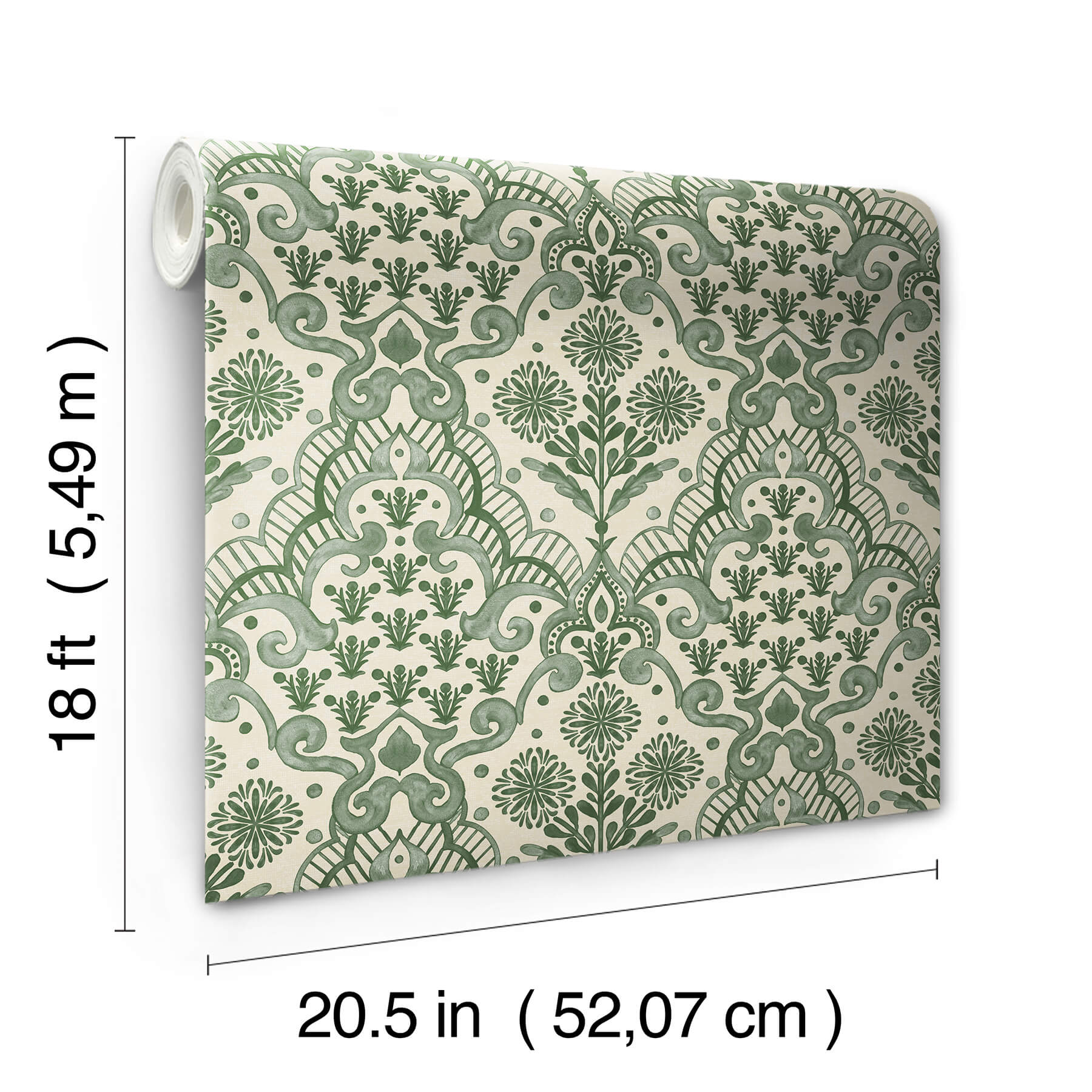 brownstone-blooms-forest-peel-and-stick-wallpaper-york-wallcoverings-bbs6549 - York Wallcoverings Wallpaper