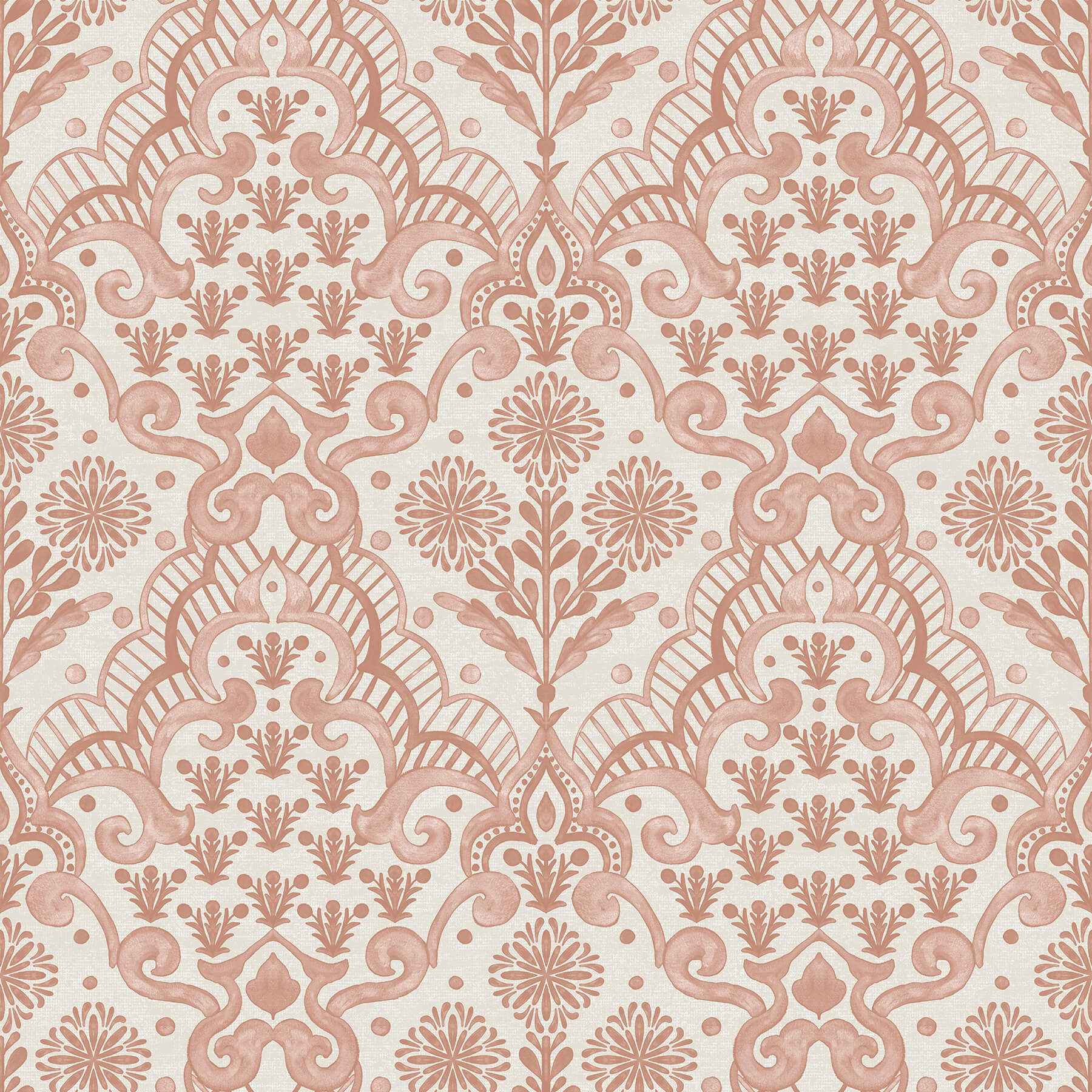 Brownstone Blooms Clay Peel and Stick Wallpaper - York Wallcoverings - BBS6555 - York Wallcoverings Wallpaper