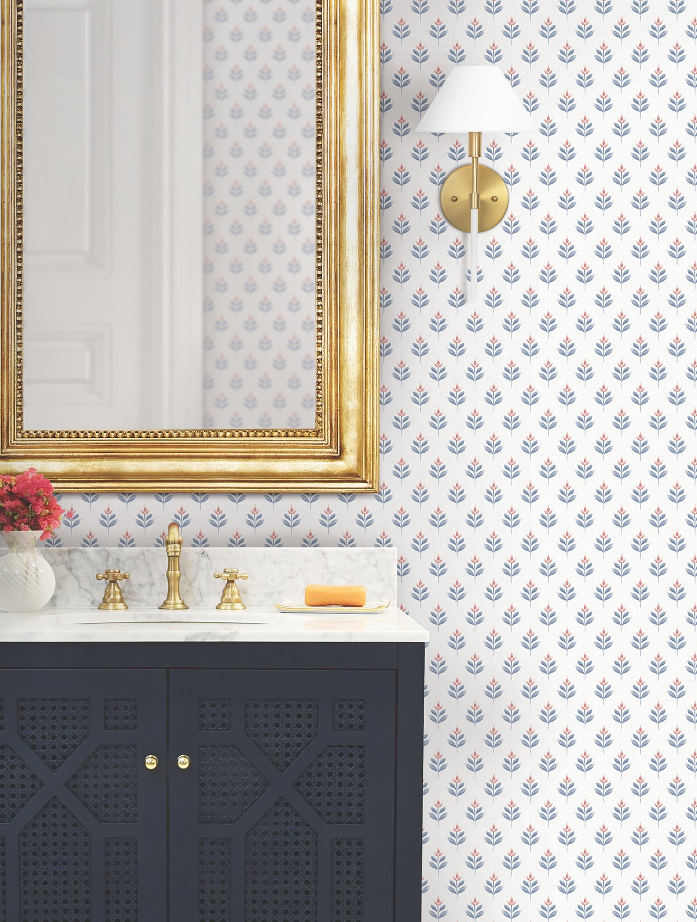 serene-villa-red-floral-stamp-wallpaper-york-wallcoverings-ll3235