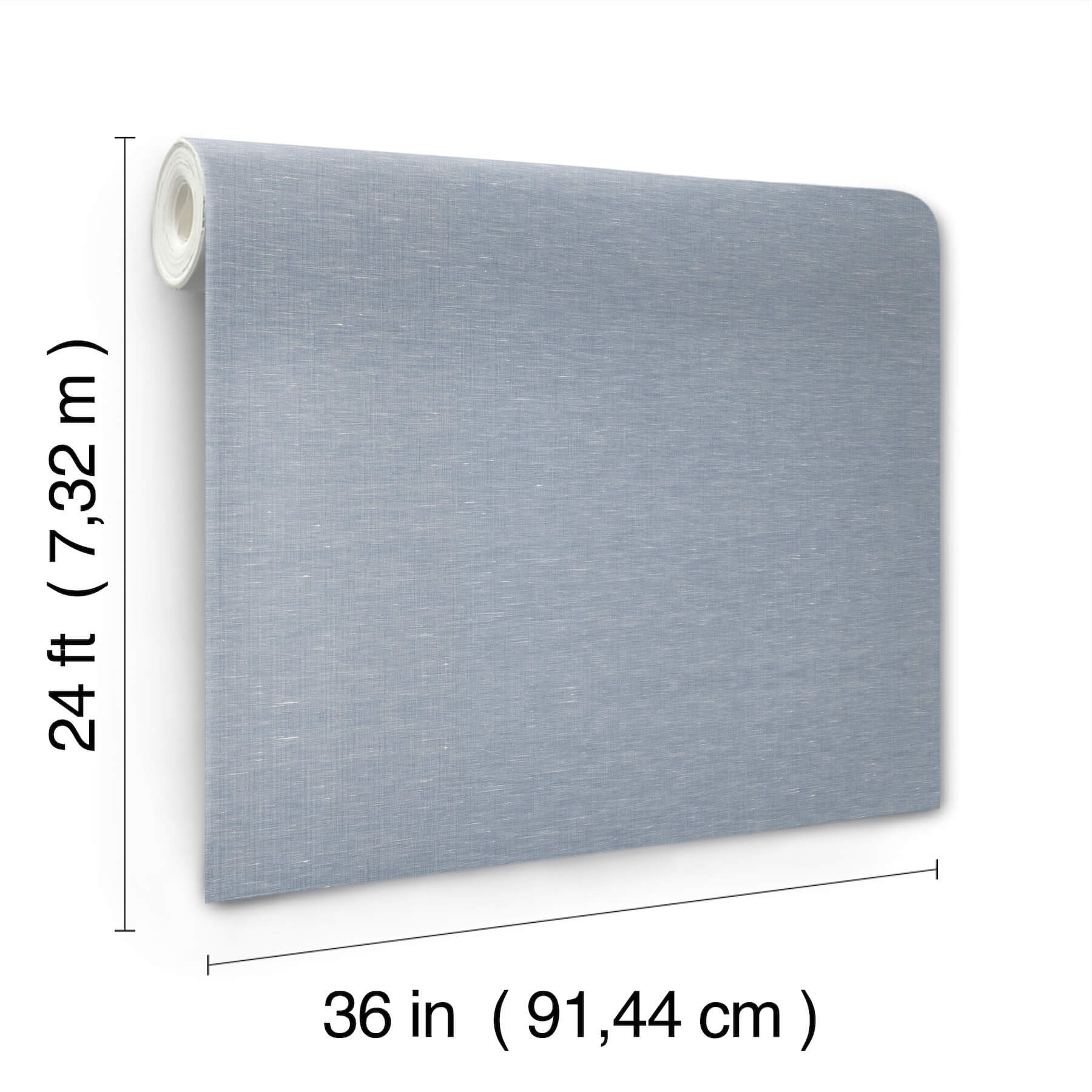 hempfield-weave-blue-loomed-wallpaper-york-wallcoverings-ll4351 - York Wallcoverings Wallpaper