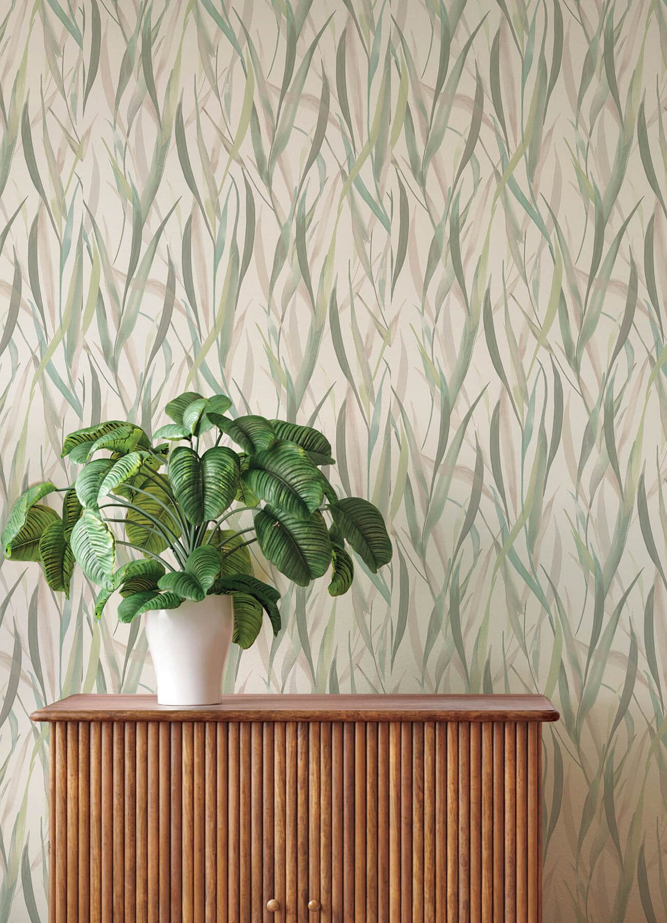 willoughby-green-fronds-wallpaper-york-wallcoverings-4202-330212 - York Wallcoverings Wallpaper