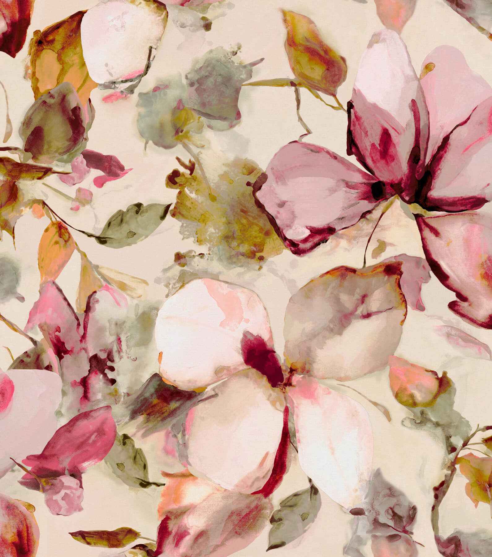Florian Pink Wall Mural - York Wallcoverings - 4202-367577M - York Wallcoverings Wallpaper