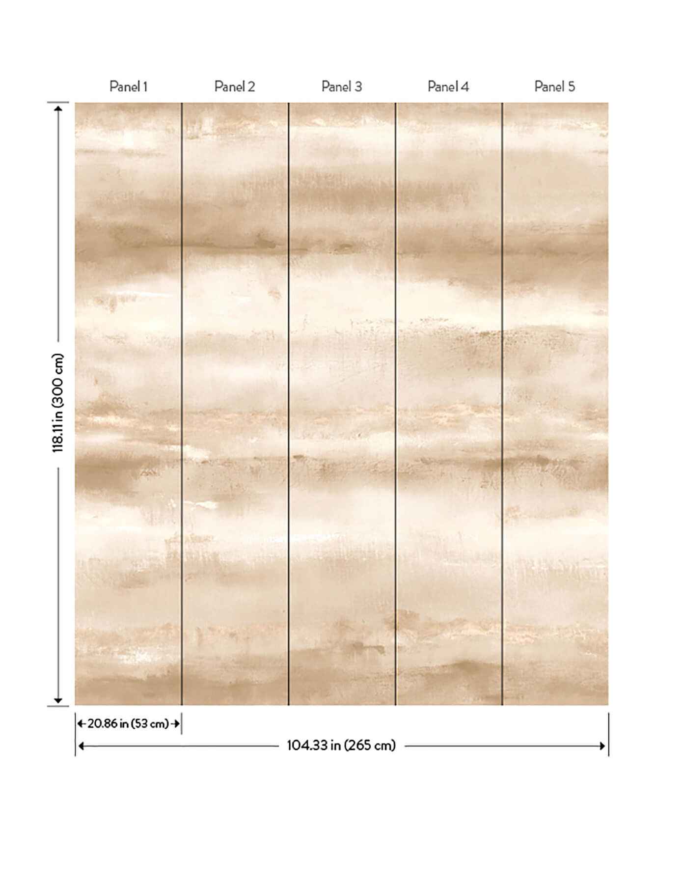 Aveline Neutral Wall Mural - York Wallcoverings - 4202-367713M - York Wallcoverings Wallpaper