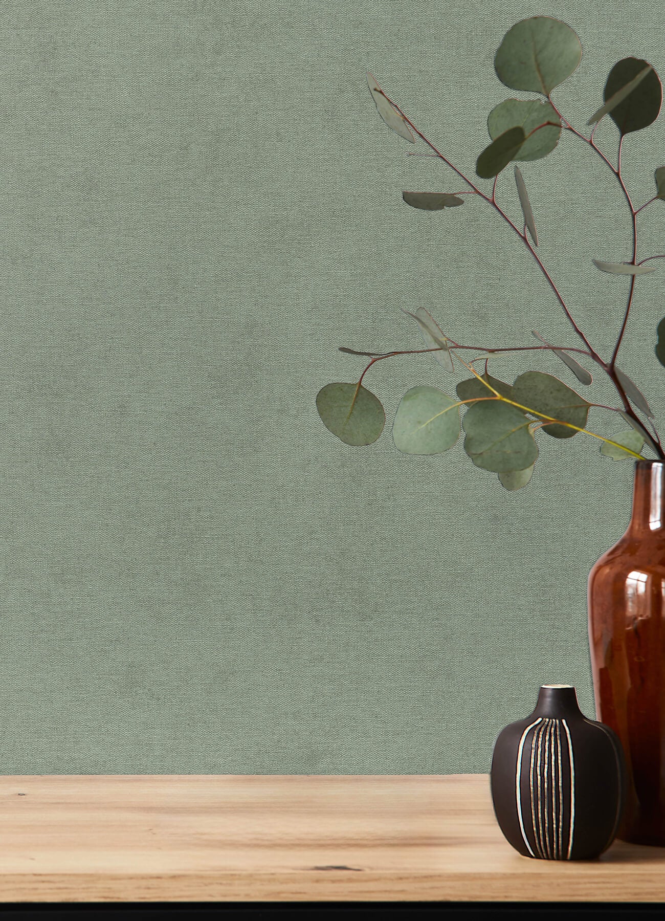 cullen-sage-faux-linen-wallpaper-york-wallcoverings-4202-408171 - York Wallcoverings Wallpaper