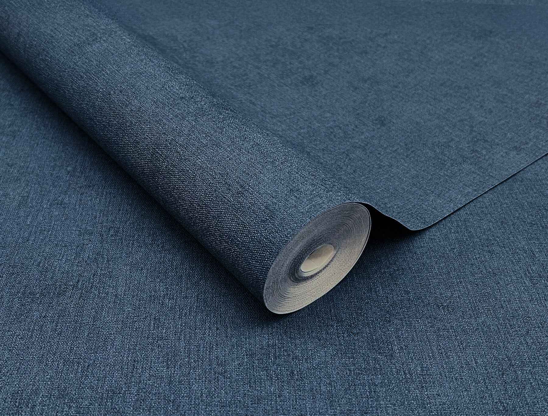 Cullen Navy Faux Linen Wallpaper - York Wallcoverings - 4202-408232 - York Wallcoverings Wallpaper
