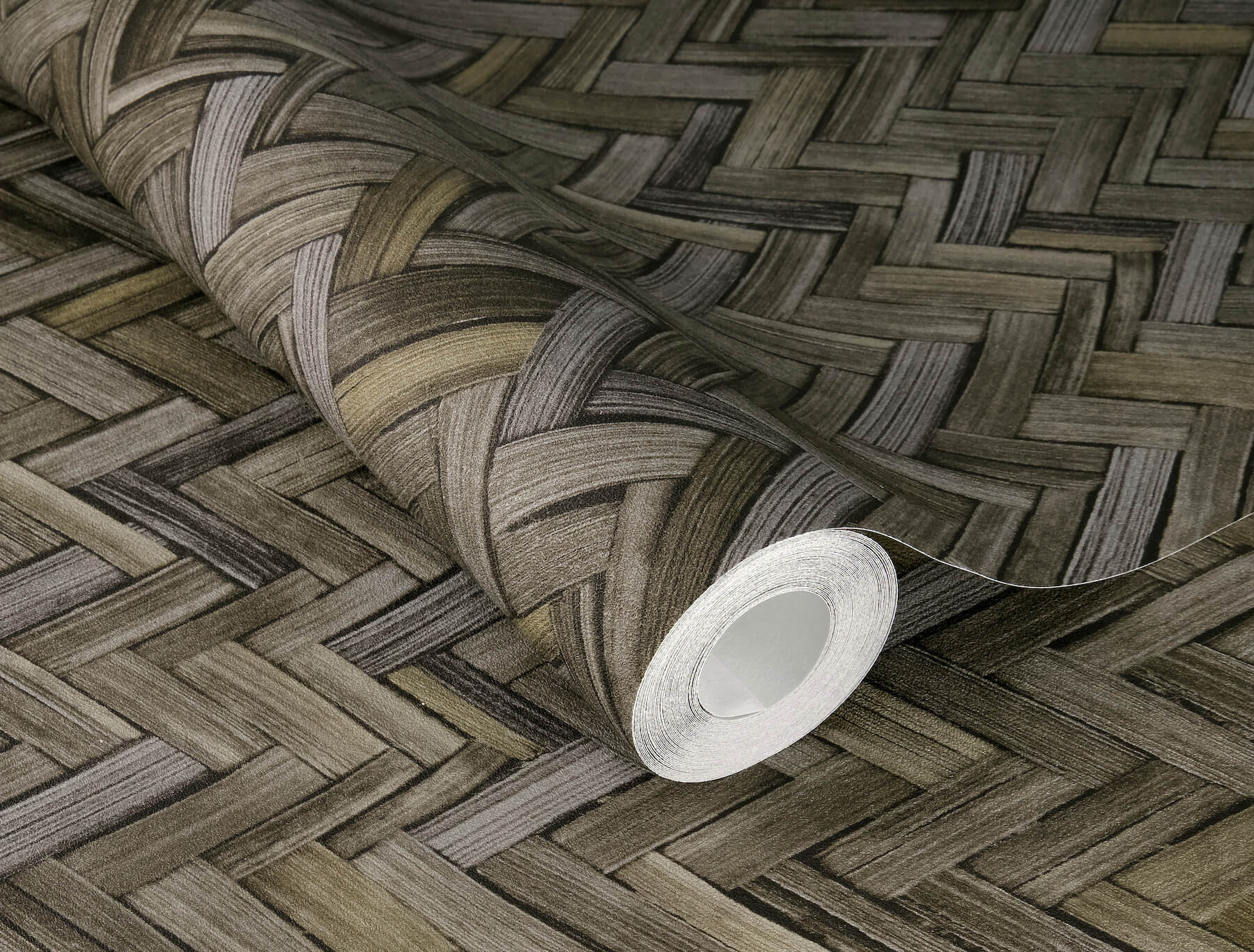 ellery-charcoal-herringbone-wallpaper-york-wallcoverings-4202-410358 - York Wallcoverings Wallpaper