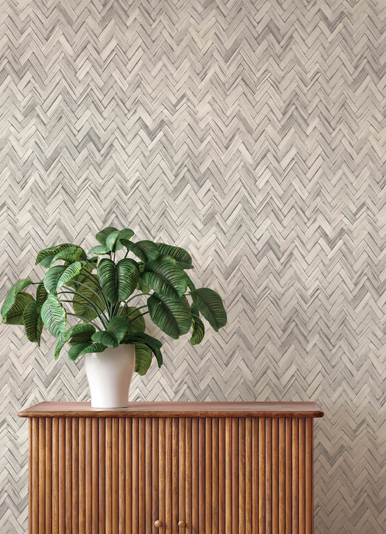 ellery-light-grey-herringbone-wallpaper-york-wallcoverings-4202-410365 - York Wallcoverings Wallpaper