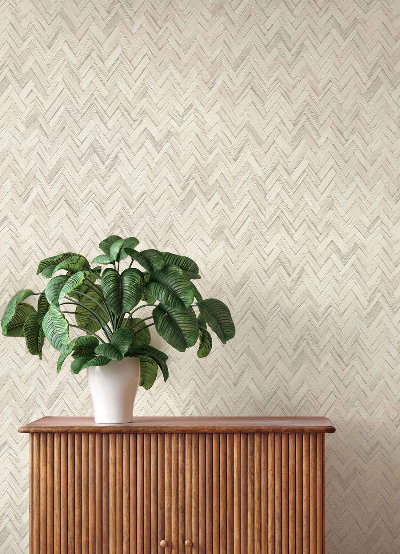 Ellery Beige Herringbone Wallpaper - York Wallcoverings - 4202-410372 - York Wallcoverings Wallpaper