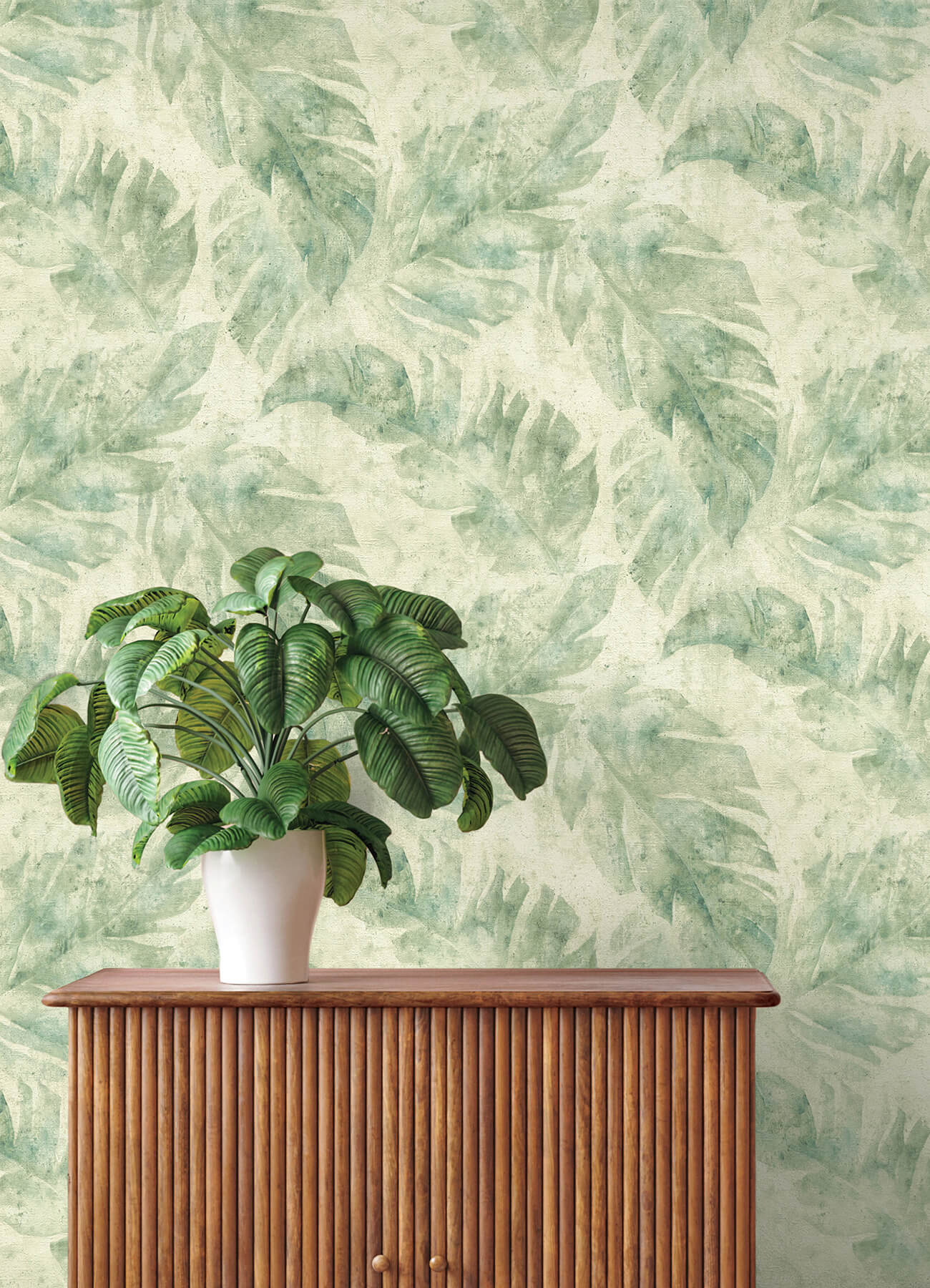 sanne-green-palm-wallpaper-york-wallcoverings-4202-416121 - York Wallcoverings Wallpaper