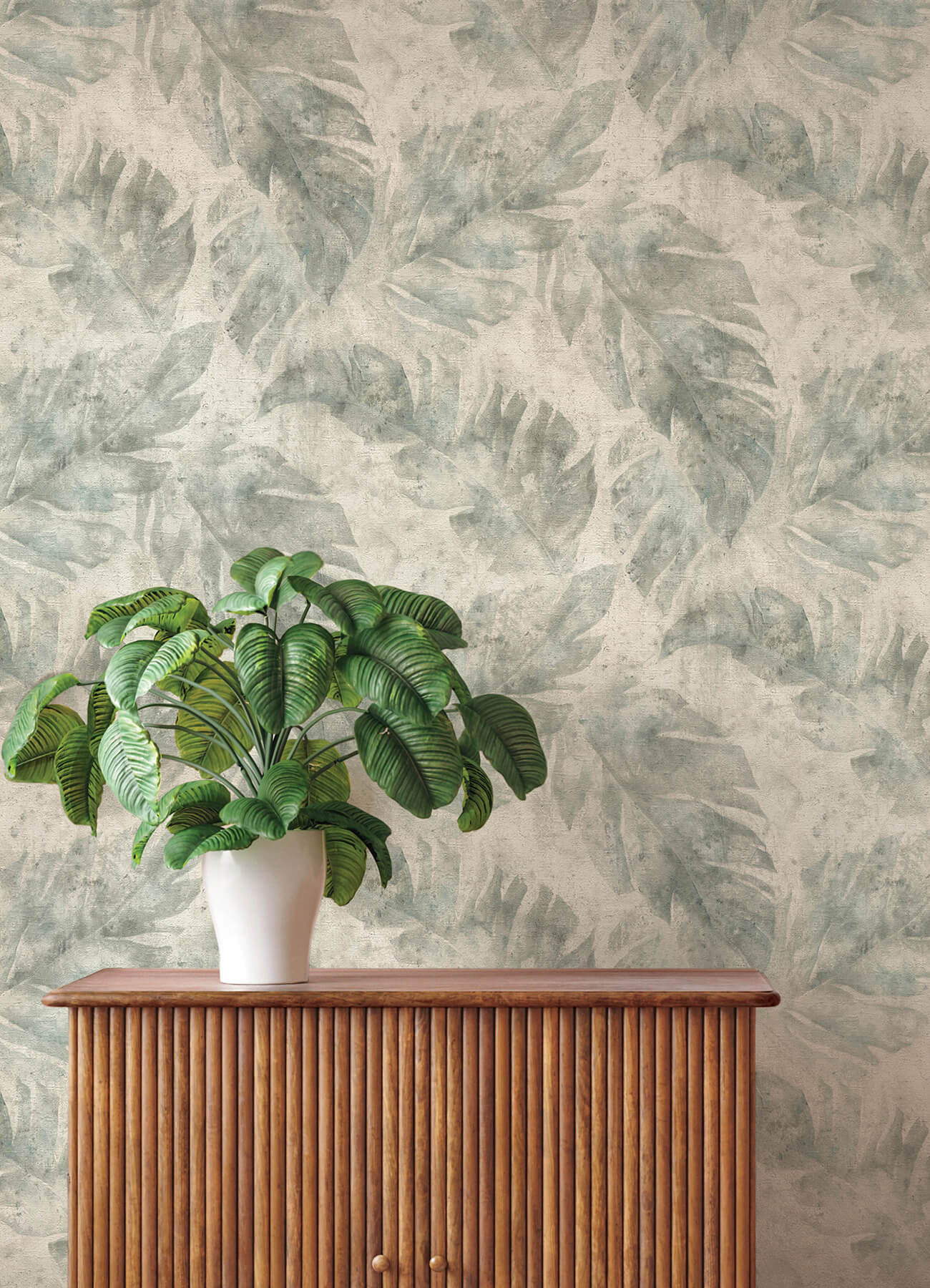 sanne-grey-palm-wallpaper-york-wallcoverings-4202-416138 - York Wallcoverings Wallpaper