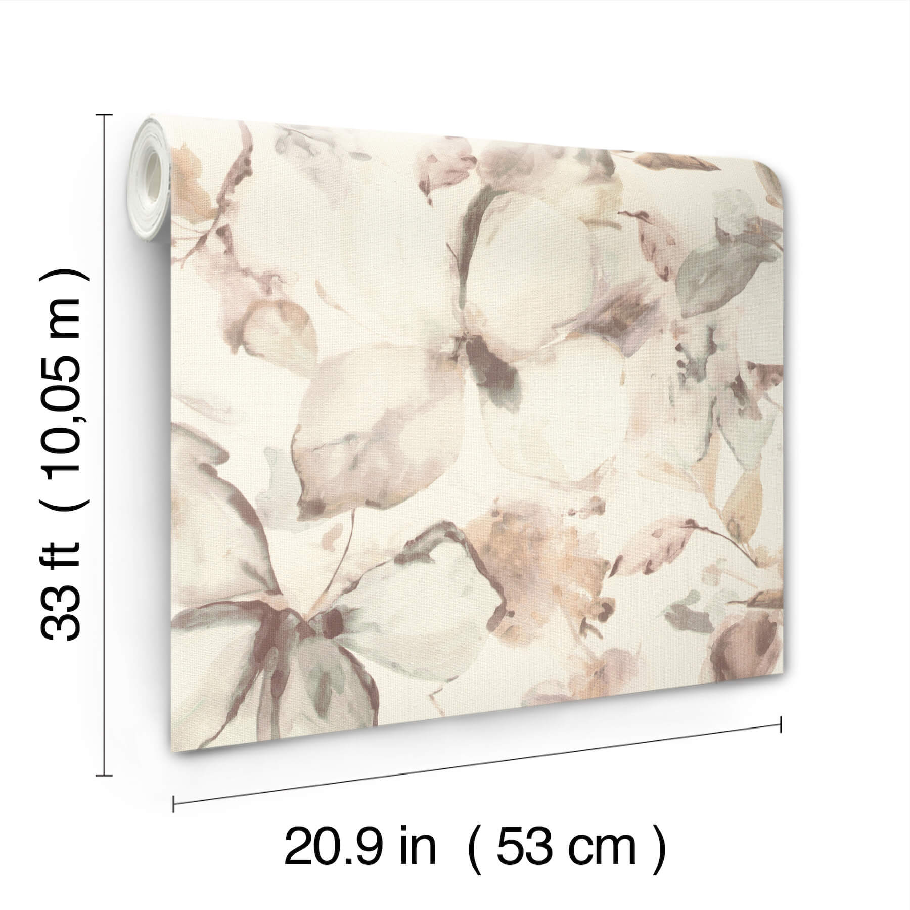 liliana-neutral-floral-wallpaper-york-wallcoverings-4202-481235 - York Wallcoverings Wallpaper