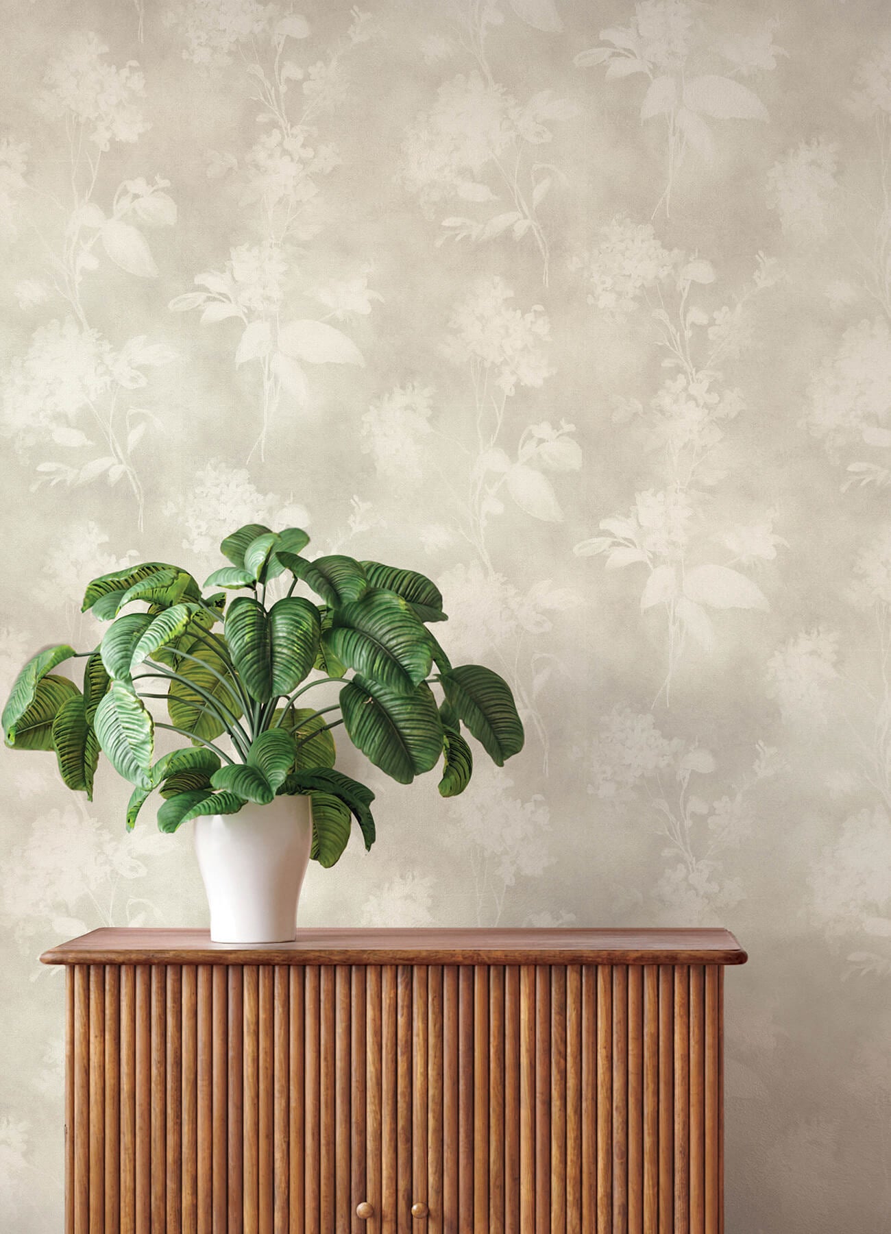 izara-light-grey-botanical-wallpaper-york-wallcoverings-4202-481457 - York Wallcoverings Wallpaper