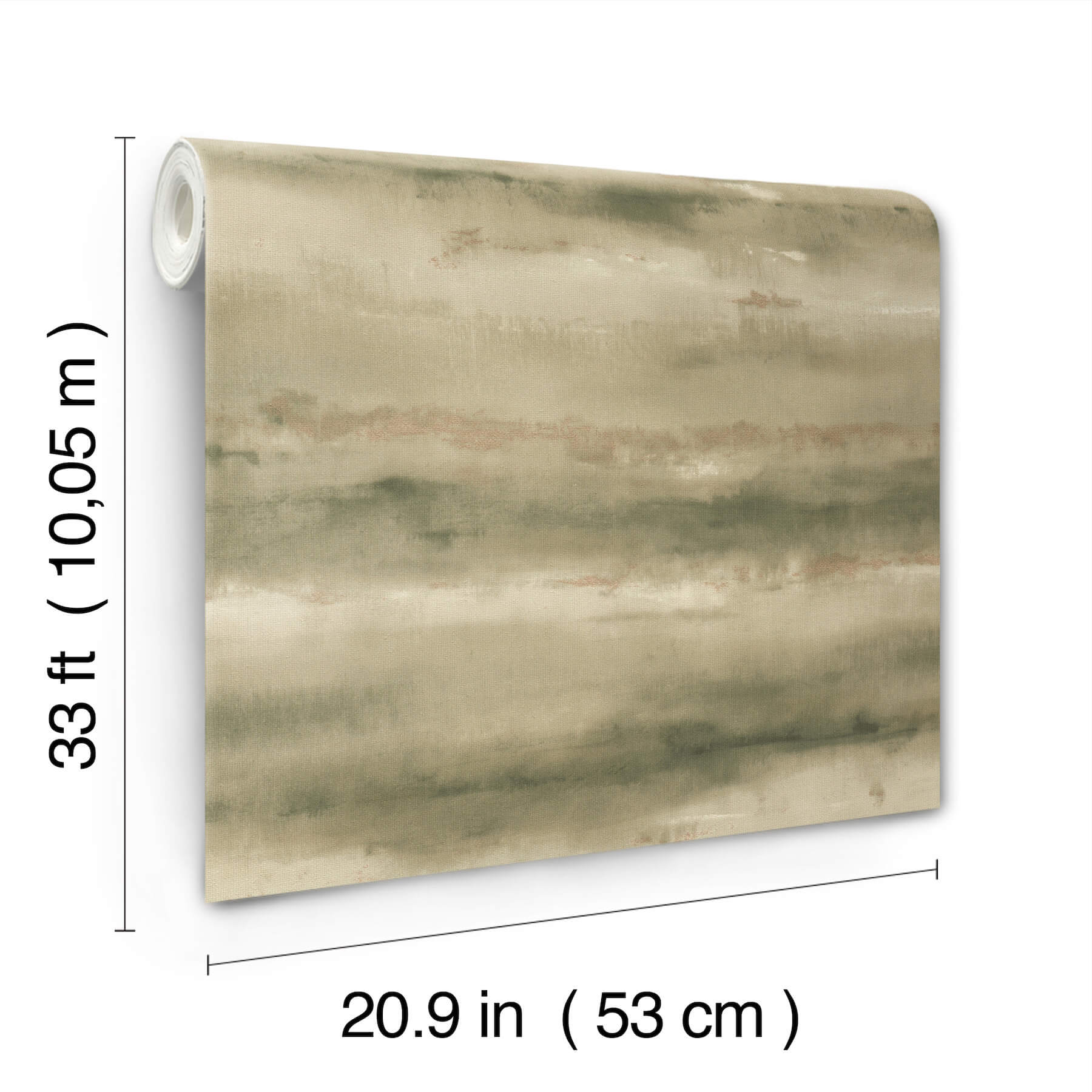 ayla-green-abstract-stripe-wallpaper-york-wallcoverings-4202-481655 - York Wallcoverings Wallpaper