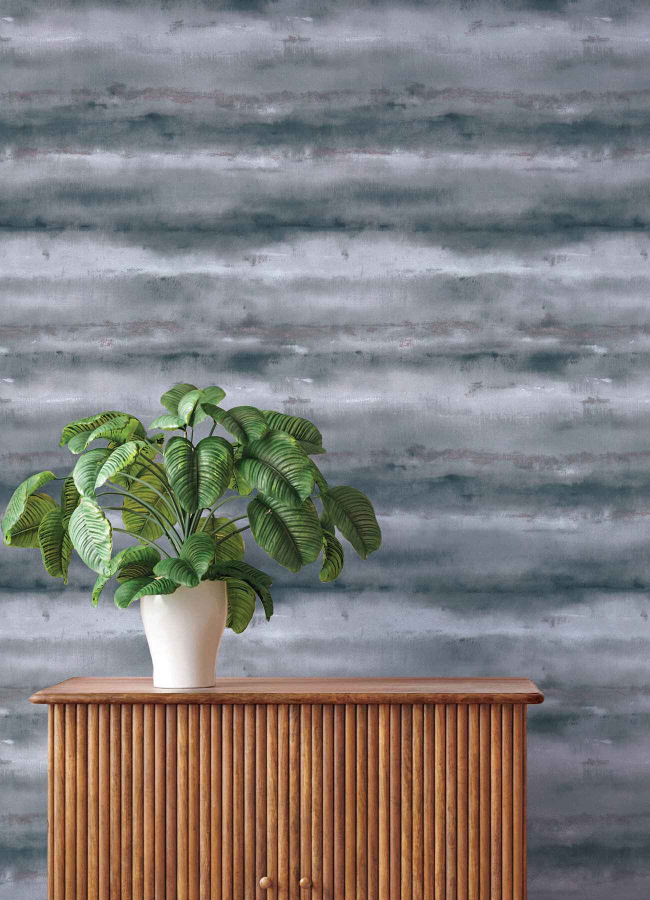 Ayla Indigo Abstract Stripe Wallpaper - York Wallcoverings - 4202-481662 - York Wallcoverings Wallpaper