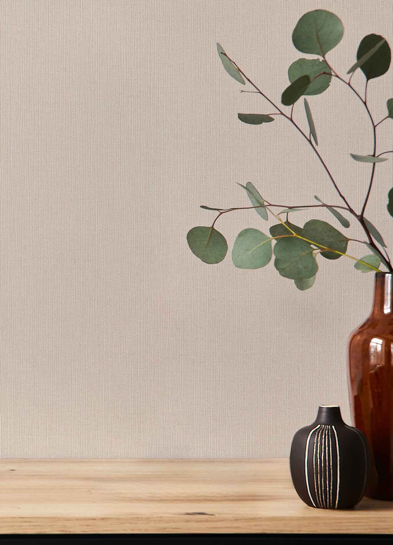 Naim Blush Solid Texture Wallpaper - York Wallcoverings - 4202-484526