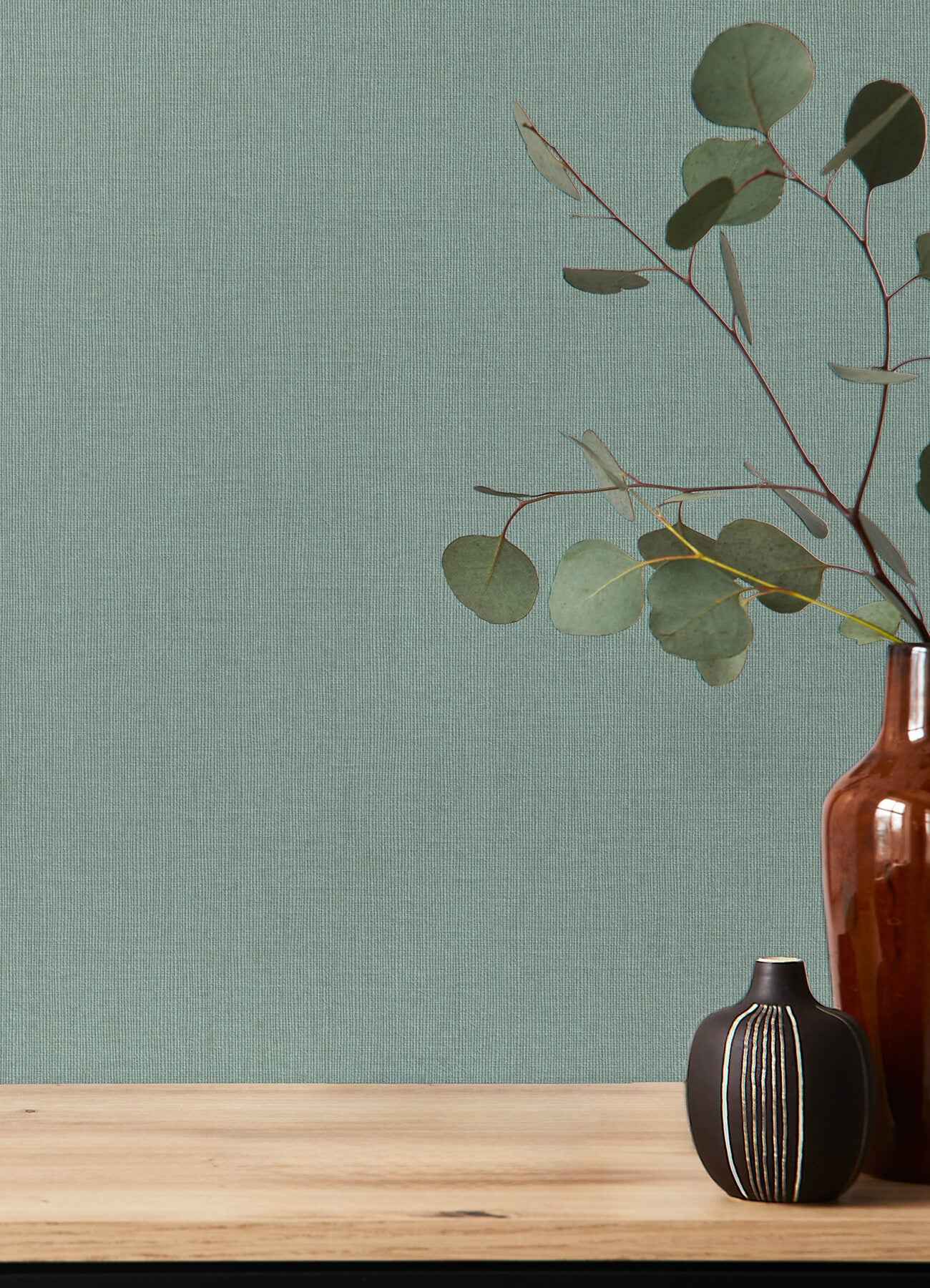 Naim Aqua Solid Texture Wallpaper - York Wallcoverings - 4202-484595