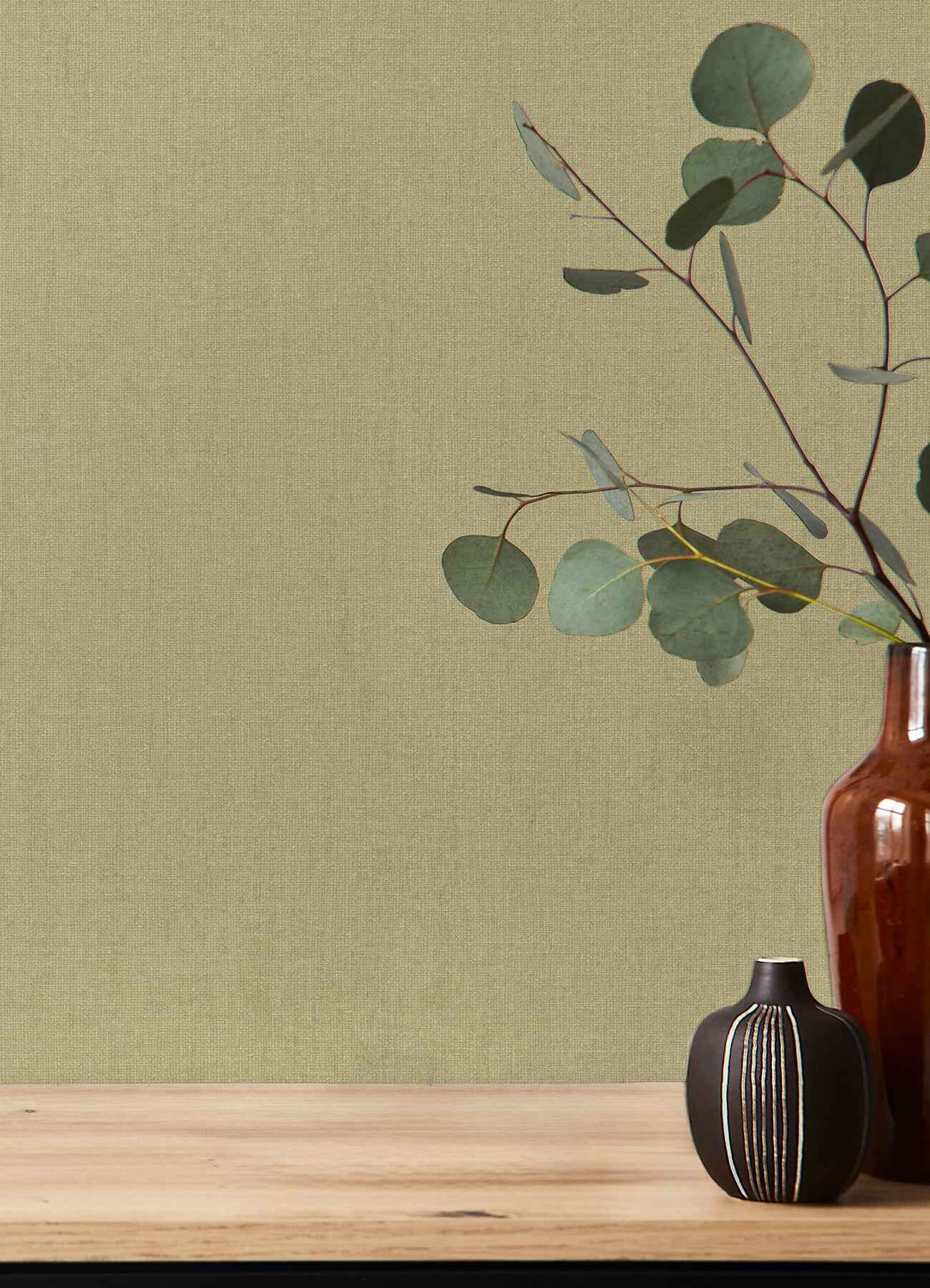 Naim Olive Solid Texture Wallpaper - York Wallcoverings - 4202-484687 - York Wallcoverings Wallpaper