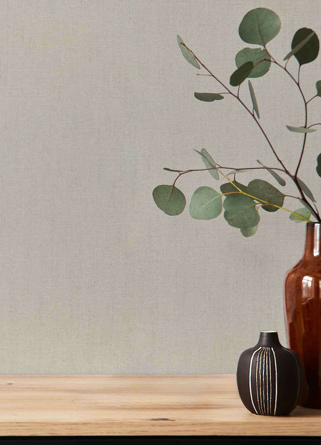 Naim Grey Solid Texture Wallpaper - York Wallcoverings - 4202-484748
