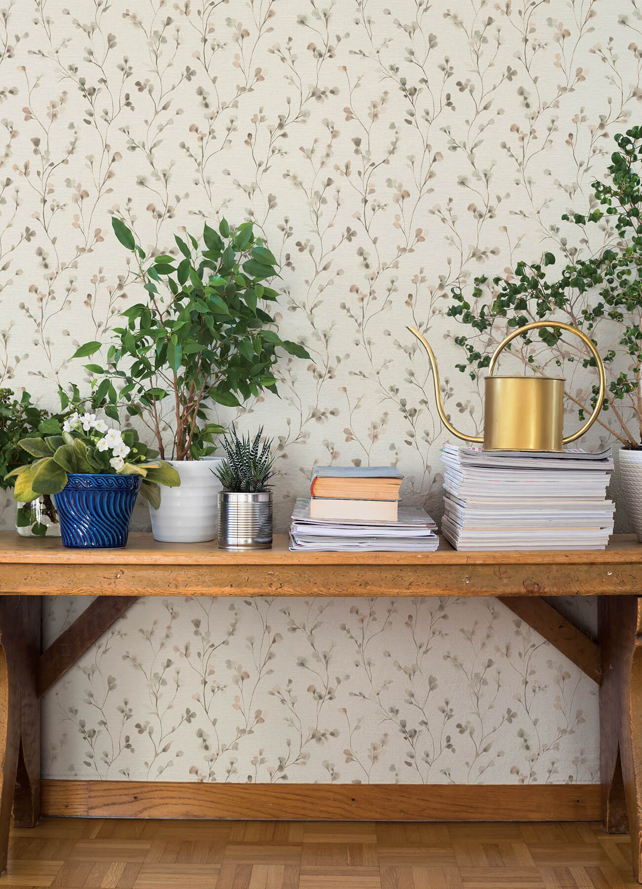 romy-neutral-springtime-trail-wallpaper-york-wallcoverings-4202-486131 - York Wallcoverings Papel pintado