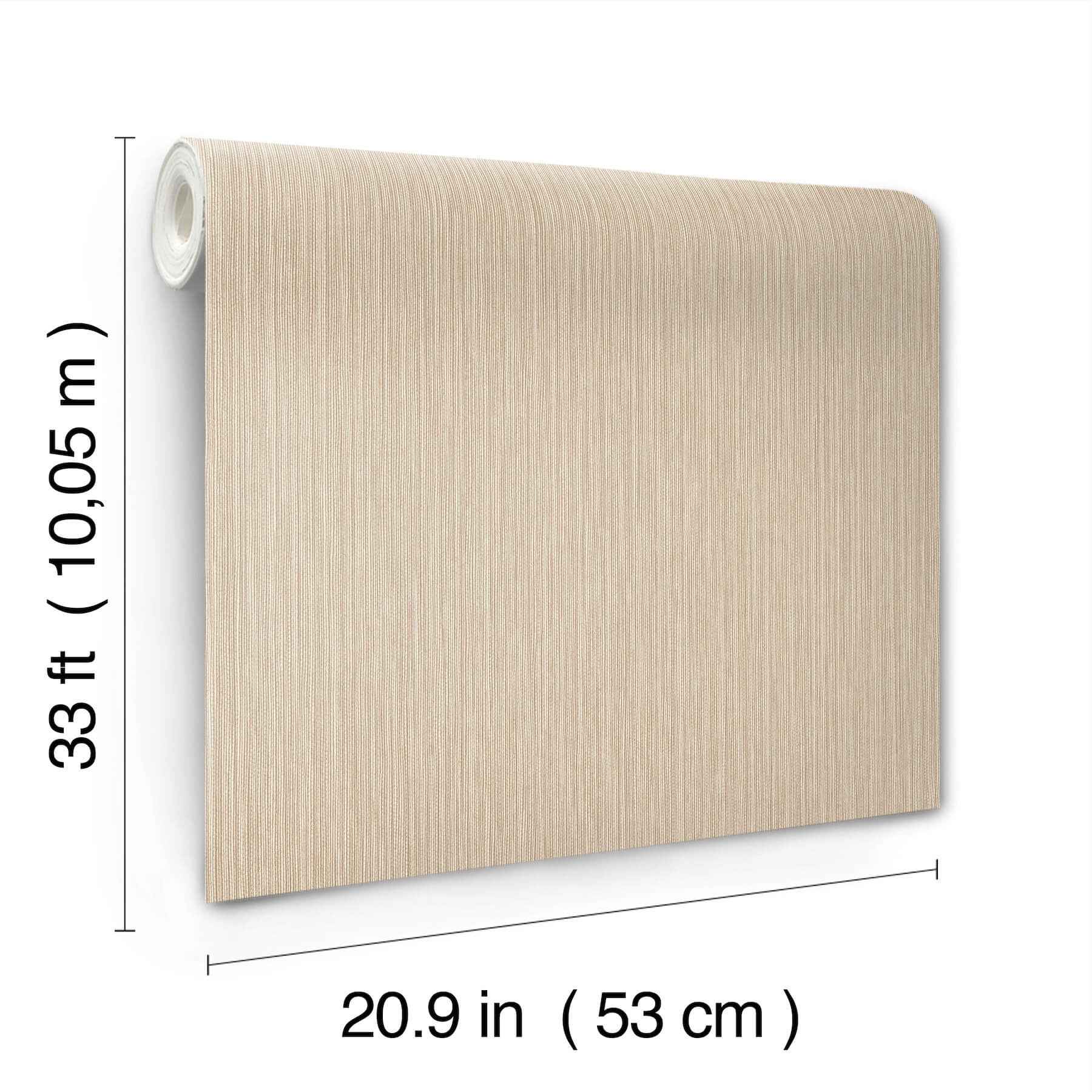 Ewan Beige Textured Stripe Wallpaper - York Wallcoverings - 4202-537635 - York Wallcoverings Wallpaper