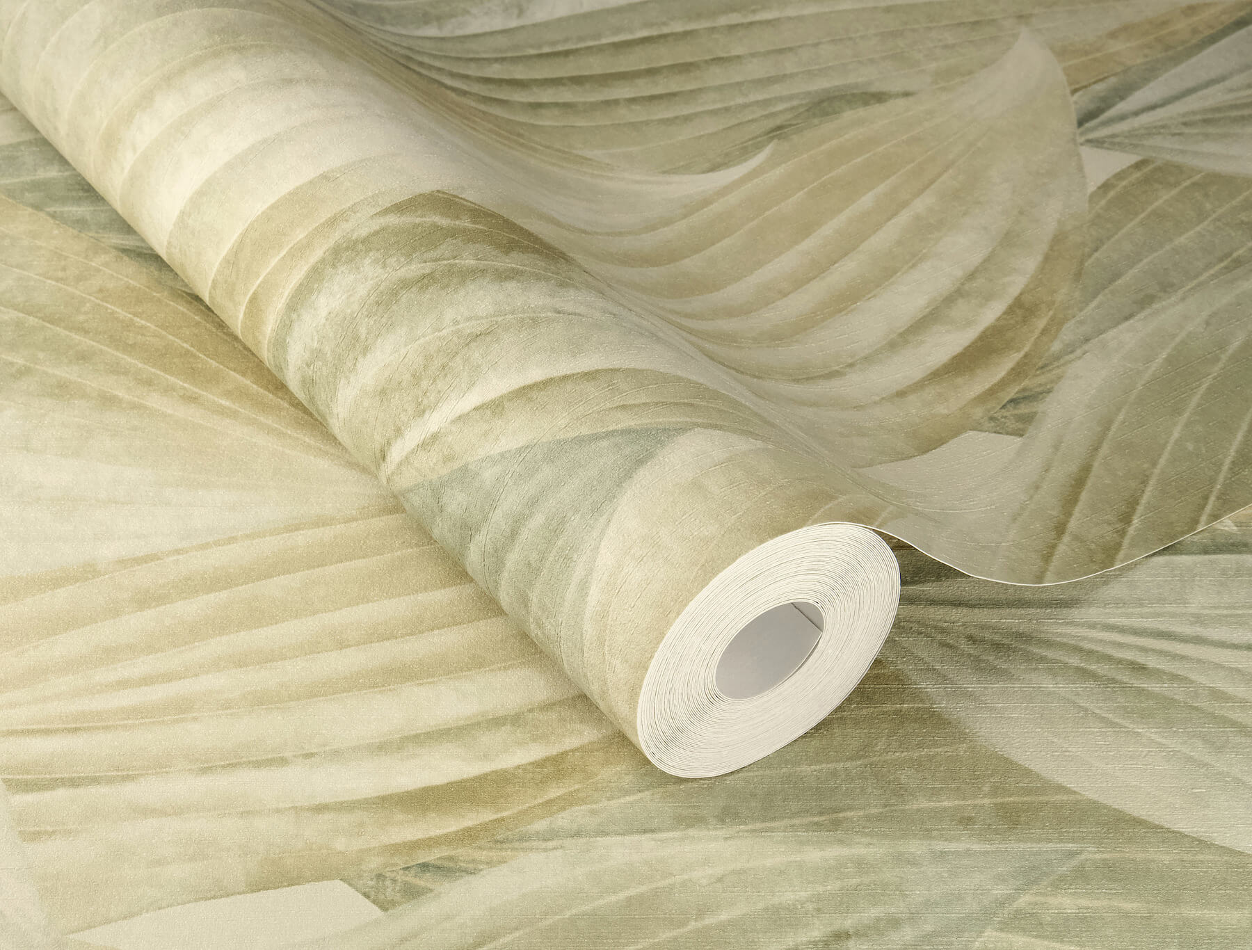 melora-green-leaf-wallpaper-york-wallcoverings-4202-571547 - York Wallcoverings Papel pintado