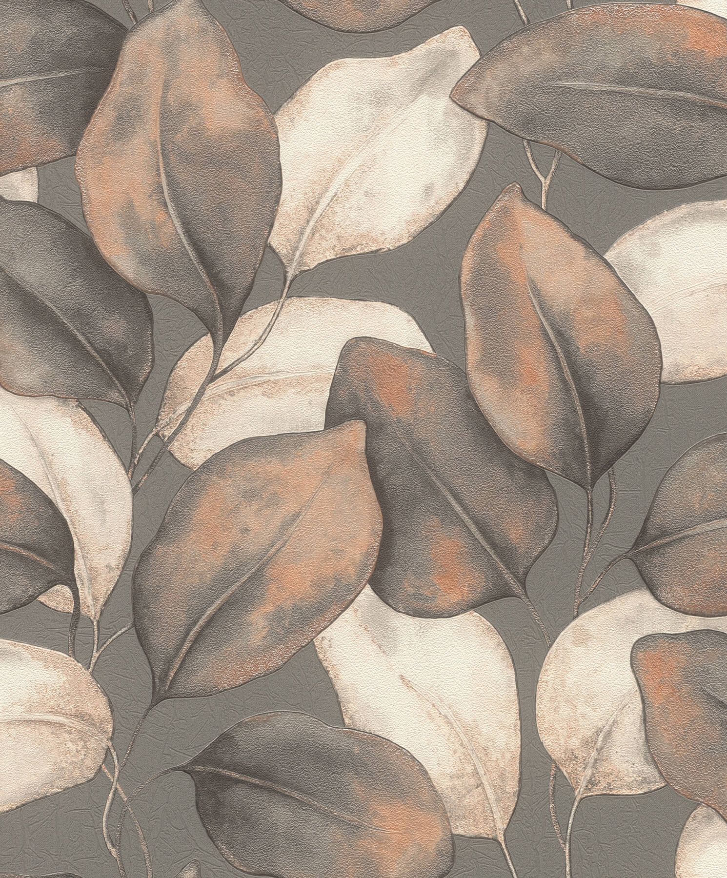 evanthe-charcoal-vine-wallpaper-york-wallcoverings-4202-659887 - York Wallcoverings Wallpaper