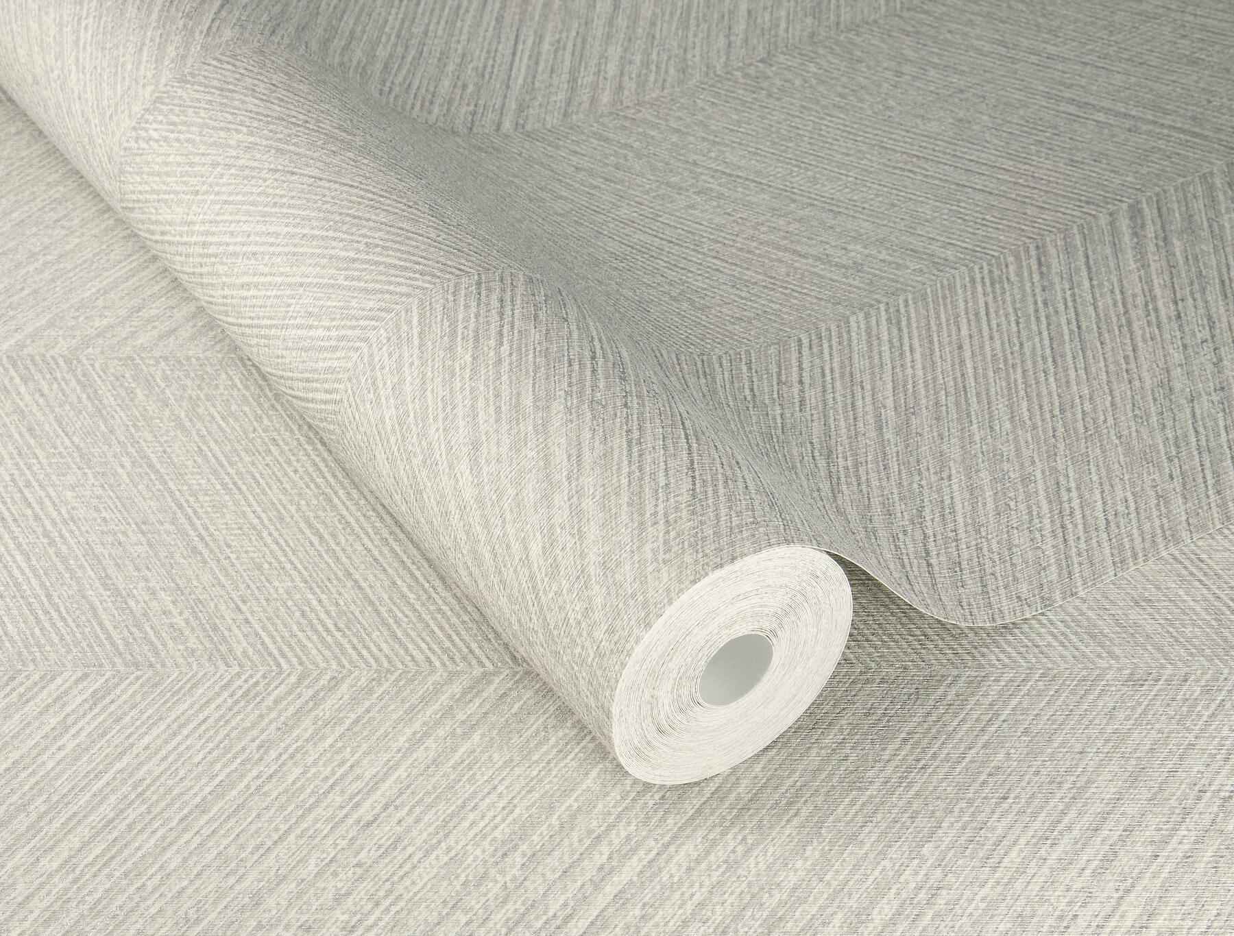 Ione Grey Textured Chevron Wallpaper - York Wallcoverings - 4202-720358 - York Wallcoverings Wallpaper