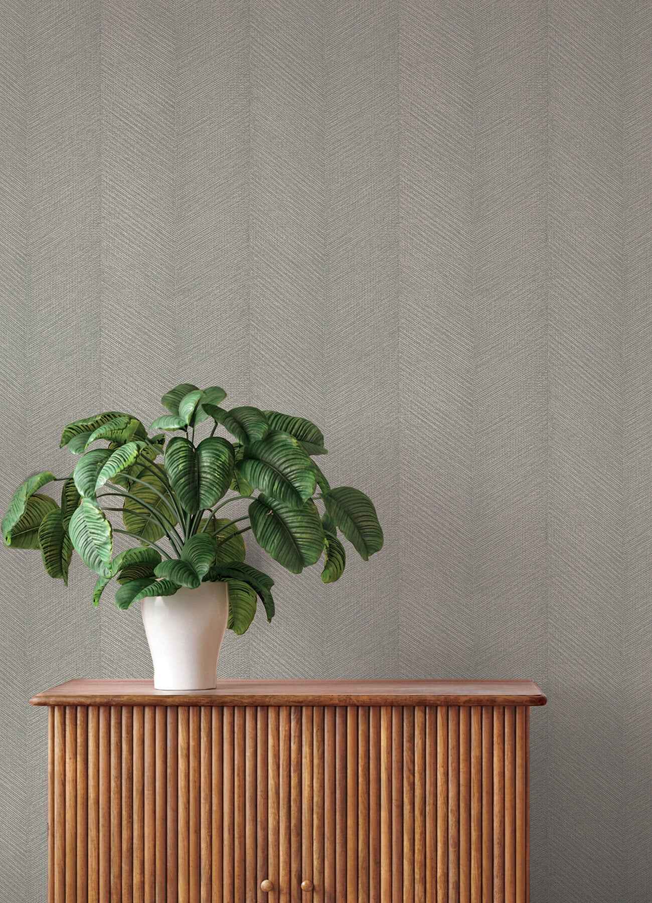 Ione Grey Textured Chevron Wallpaper - York Wallcoverings - 4202-720358 - York Wallcoverings Wallpaper
