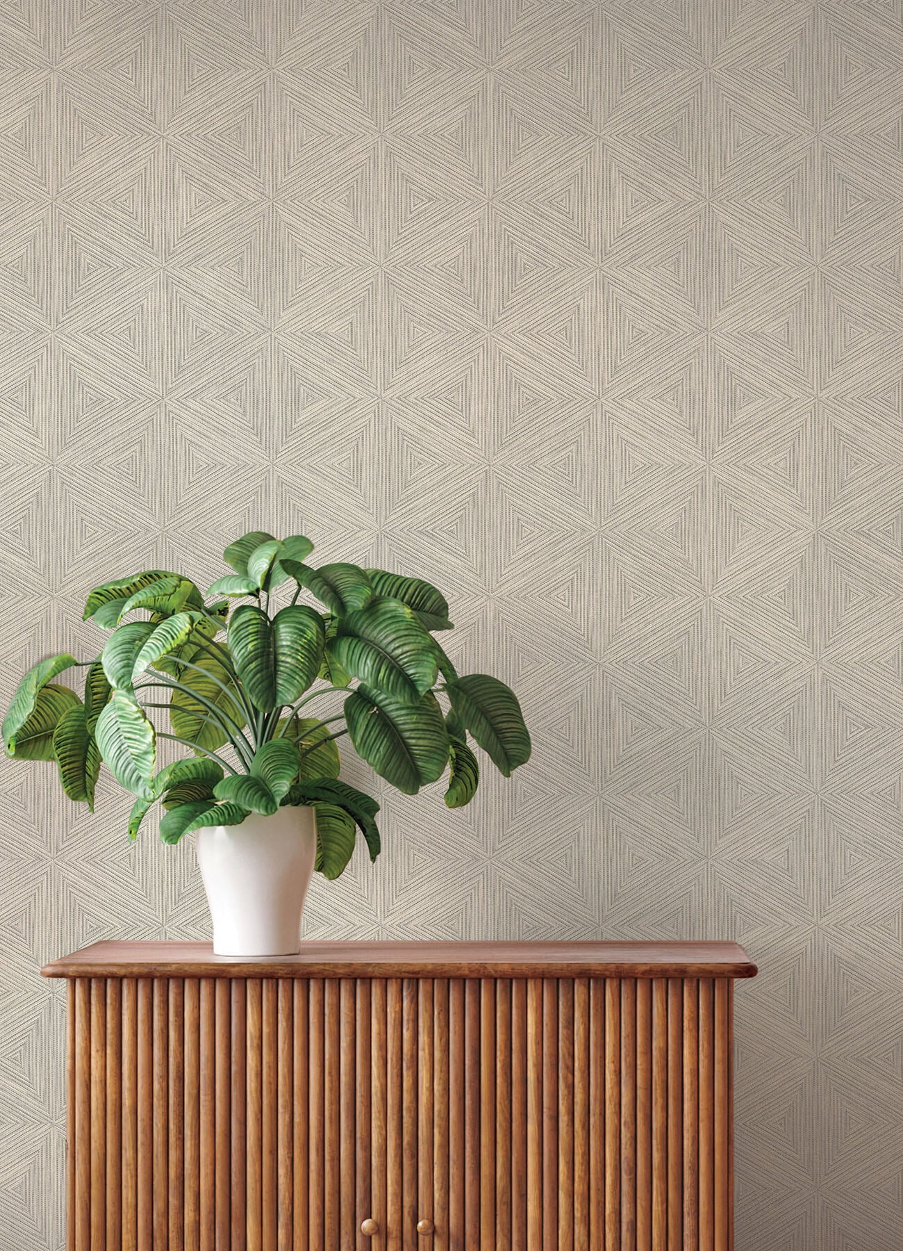 anara-grey-geo-faux-grasscloth-wallpaper-york-wallcoverings-4202-571257 - York Wallcoverings Papel pintado