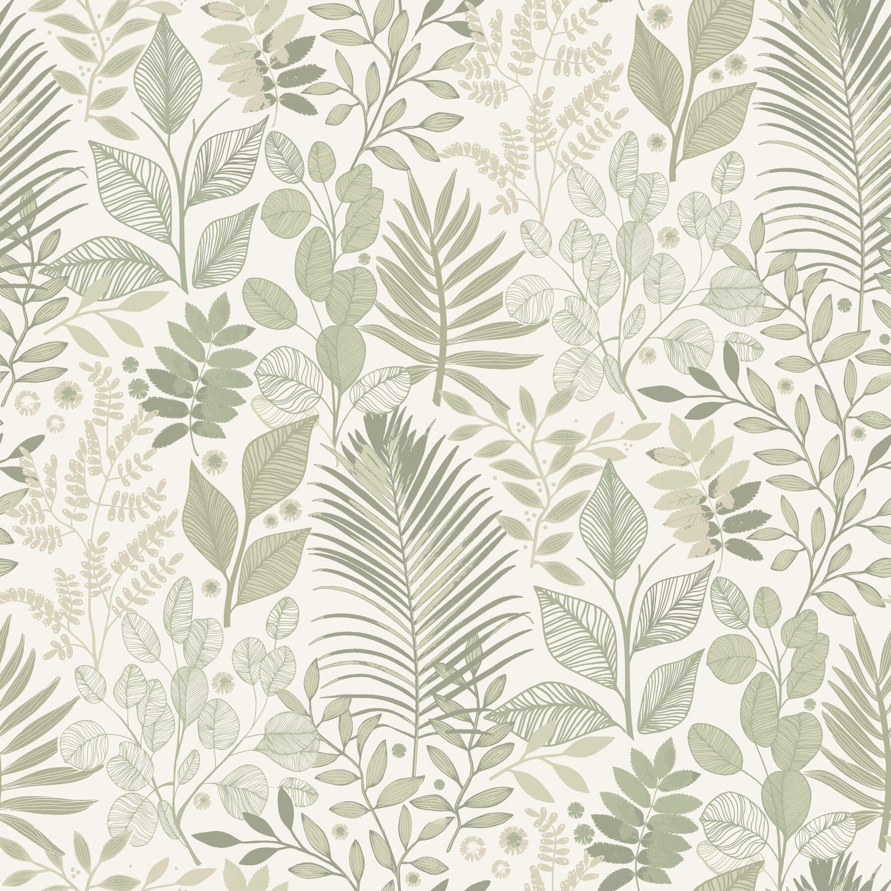 ngslycka-green-forest-botanicals-wallpaper-york-wallcoverings-4201-20102 - York Wallcoverings Wallpaper
