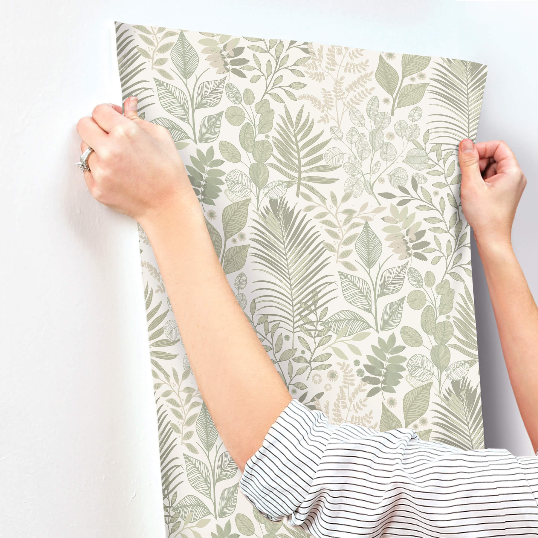 ngslycka-green-forest-botanicals-wallpaper-york-wallcoverings-4201-20102 - York Wallcoverings Wallpaper