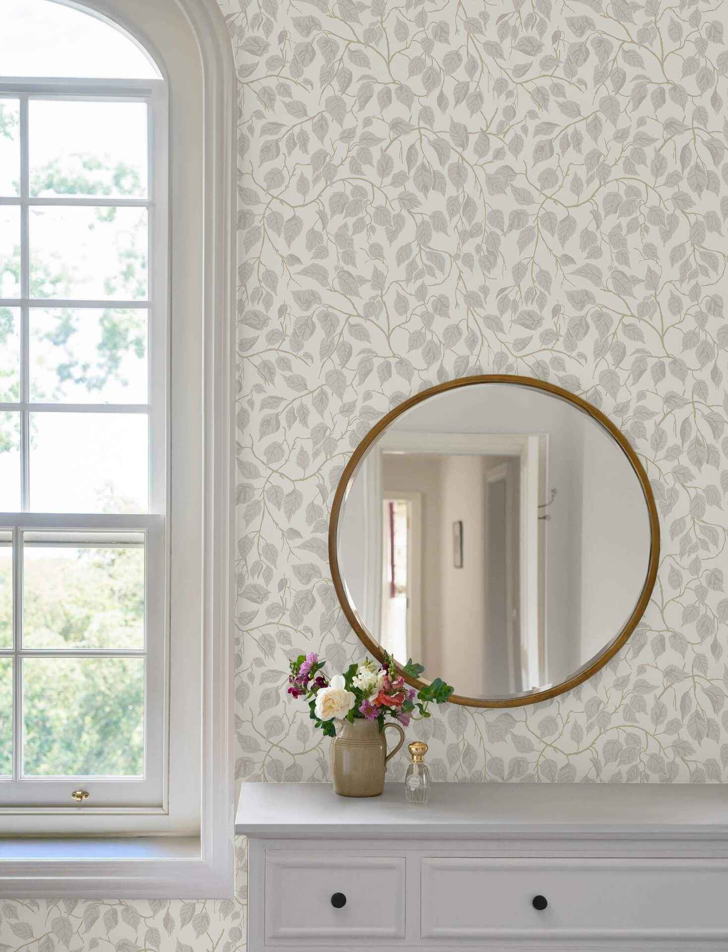 Hängbjörk Dove Vine Wallpaper - York Wallcoverings - 4201-20106 - York Wallcoverings Wallpaper