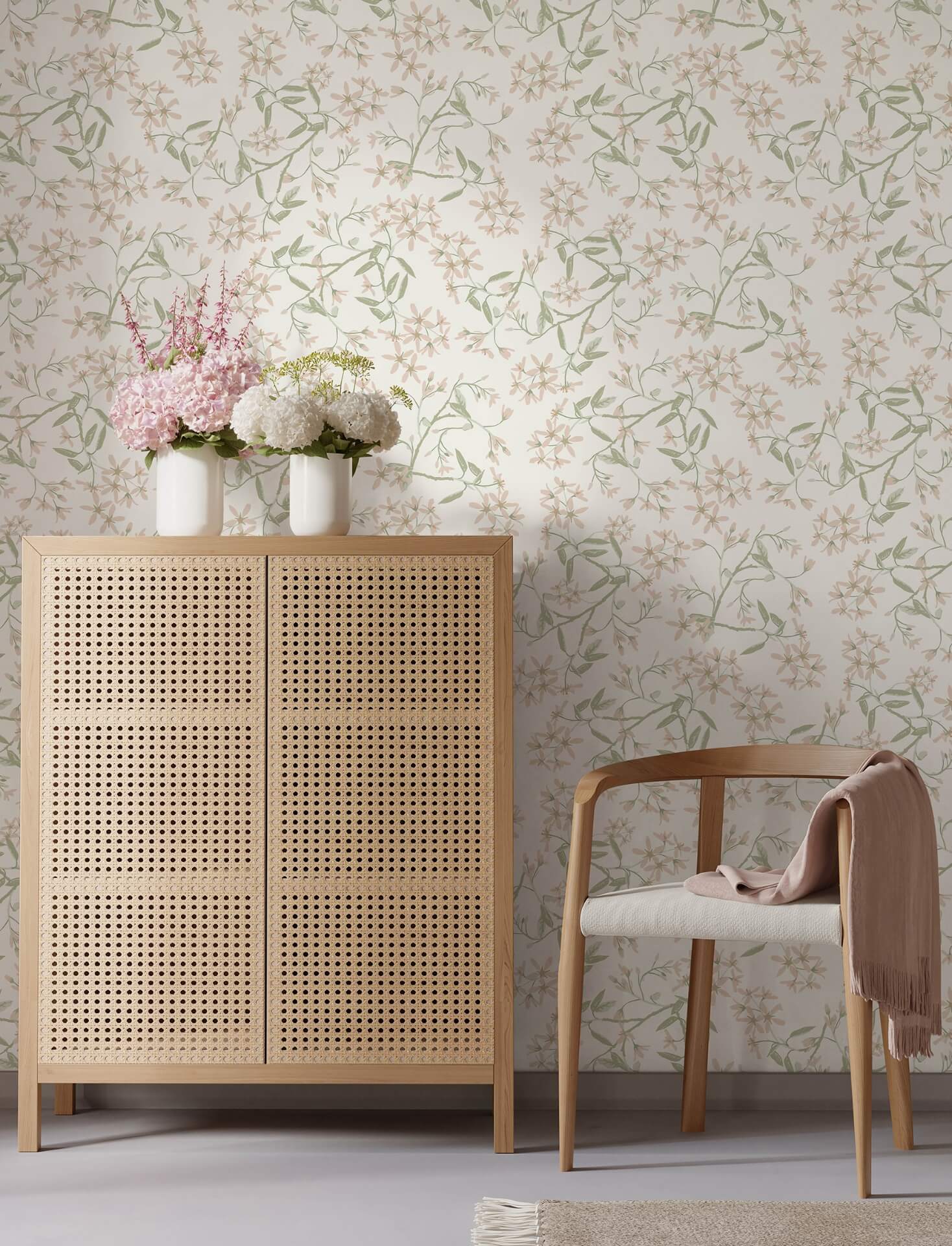paradis-blush-bouquet-toss-wallpaper-york-wallcoverings-4201-20111 - York Wallcoverings Wallpaper