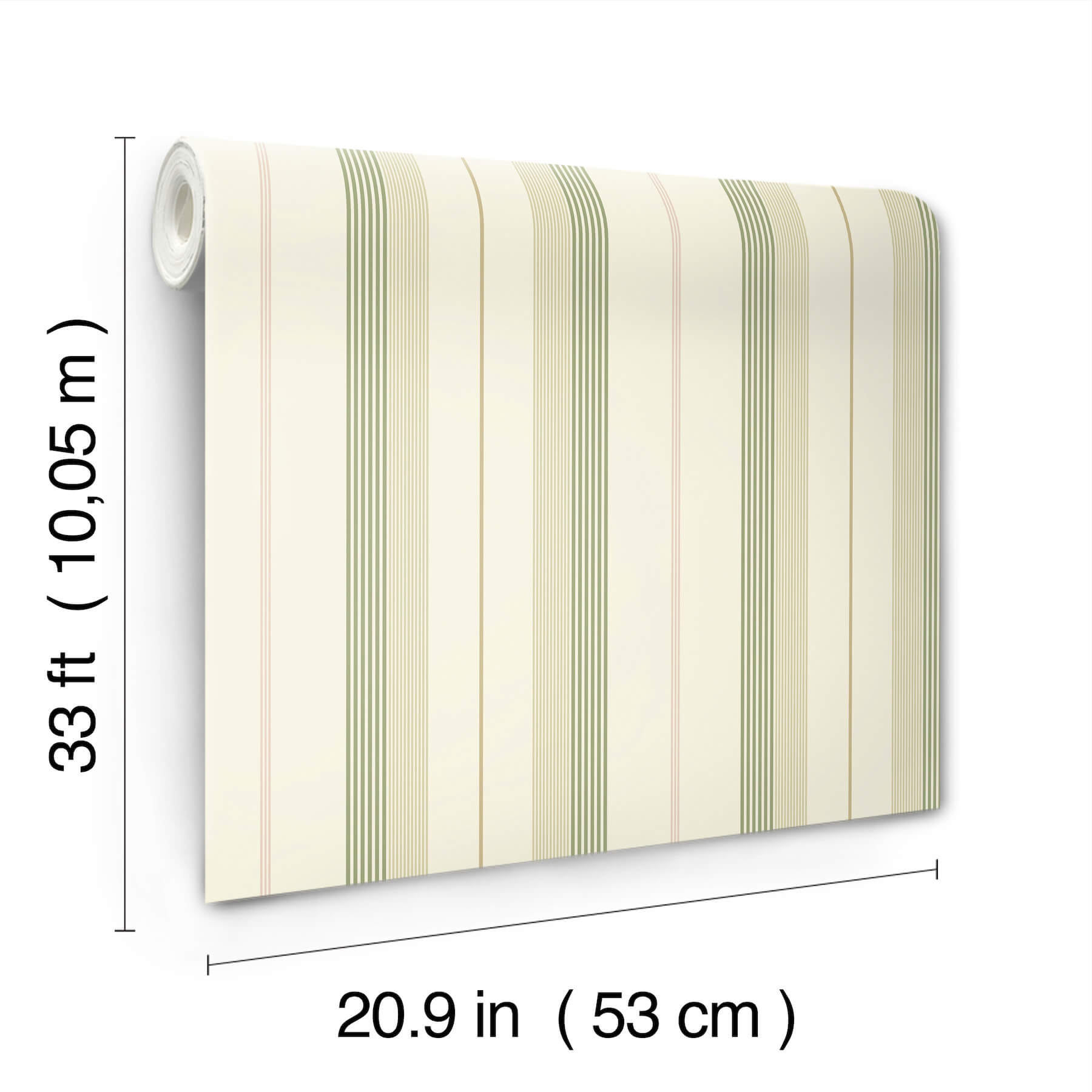 herrgrd-green-stripe-wallpaper-york-wallcoverings-4201-20117 - York Wallcoverings Wallpaper
