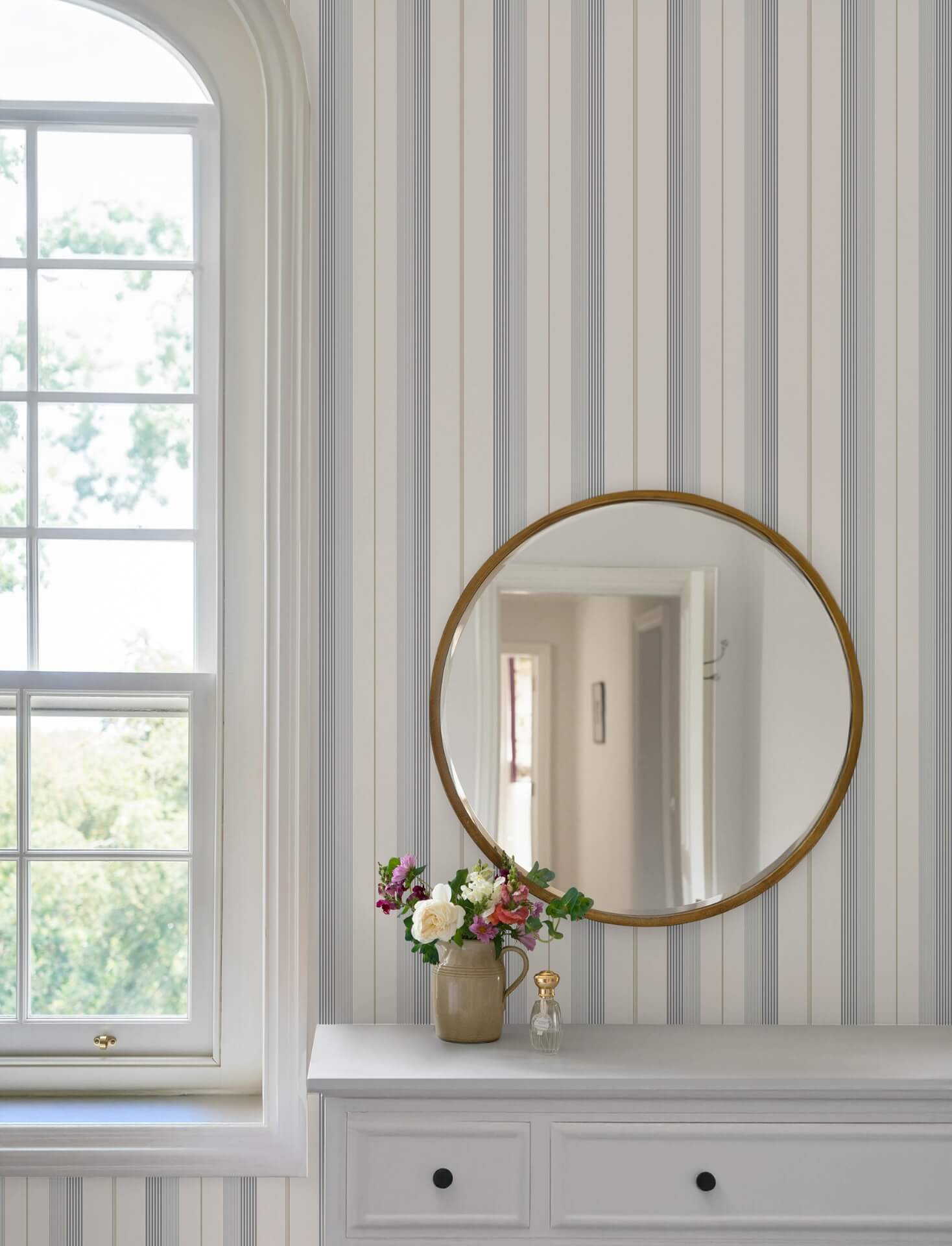herrgrd-light-blue-stripe-wallpaper-york-wallcoverings-4201-20119 - York Wallcoverings Wallpaper