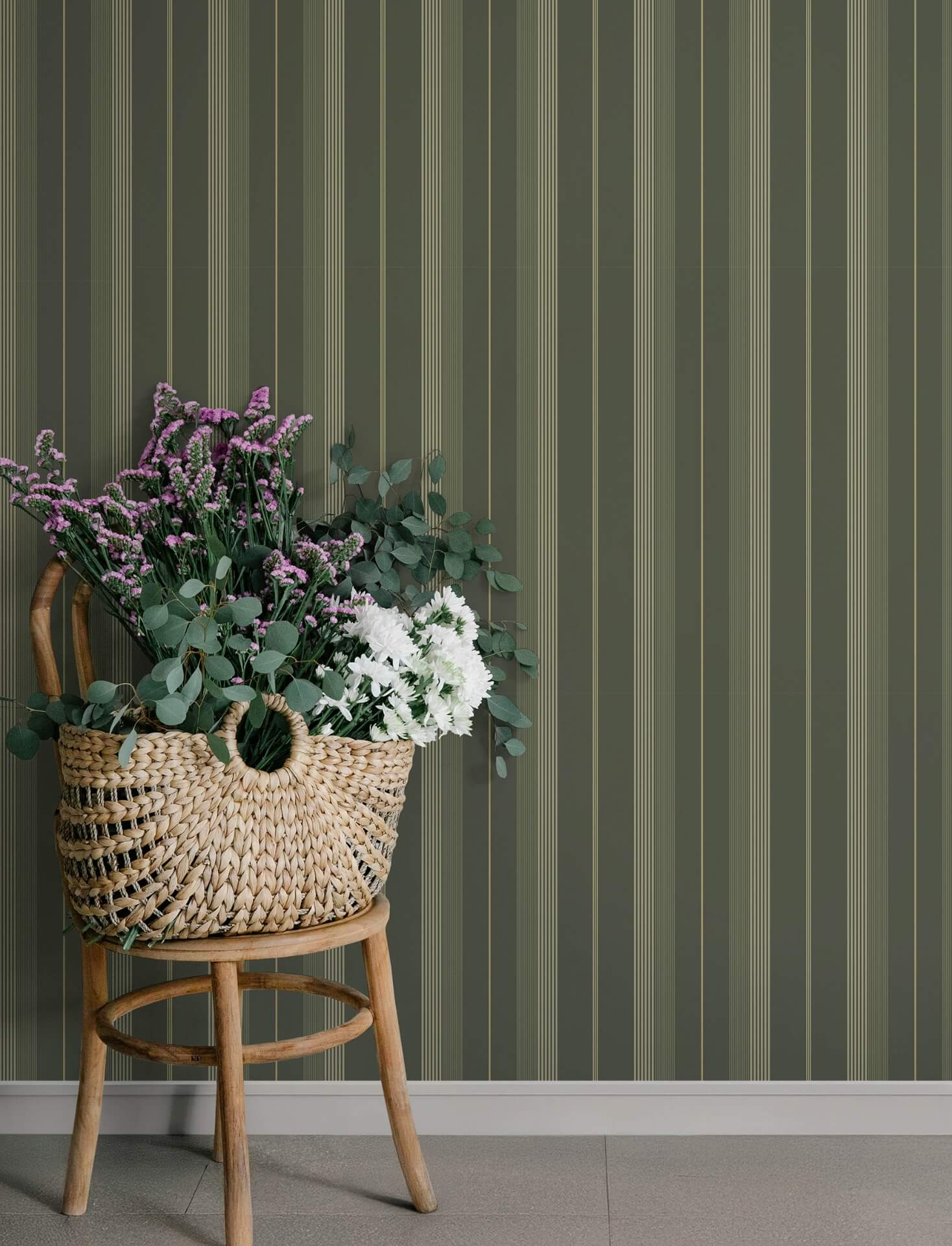 herrgrd-evergreen-stripe-wallpaper-york-wallcoverings-4201-20121 - York Wallcoverings Wallpaper