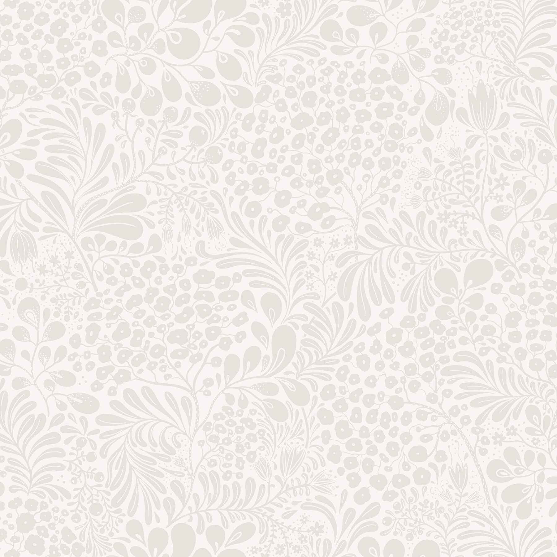 Siv Dove Botanical Wallpaper - York Wallcoverings - 4201-48001 - York Wallcoverings Wallpaper