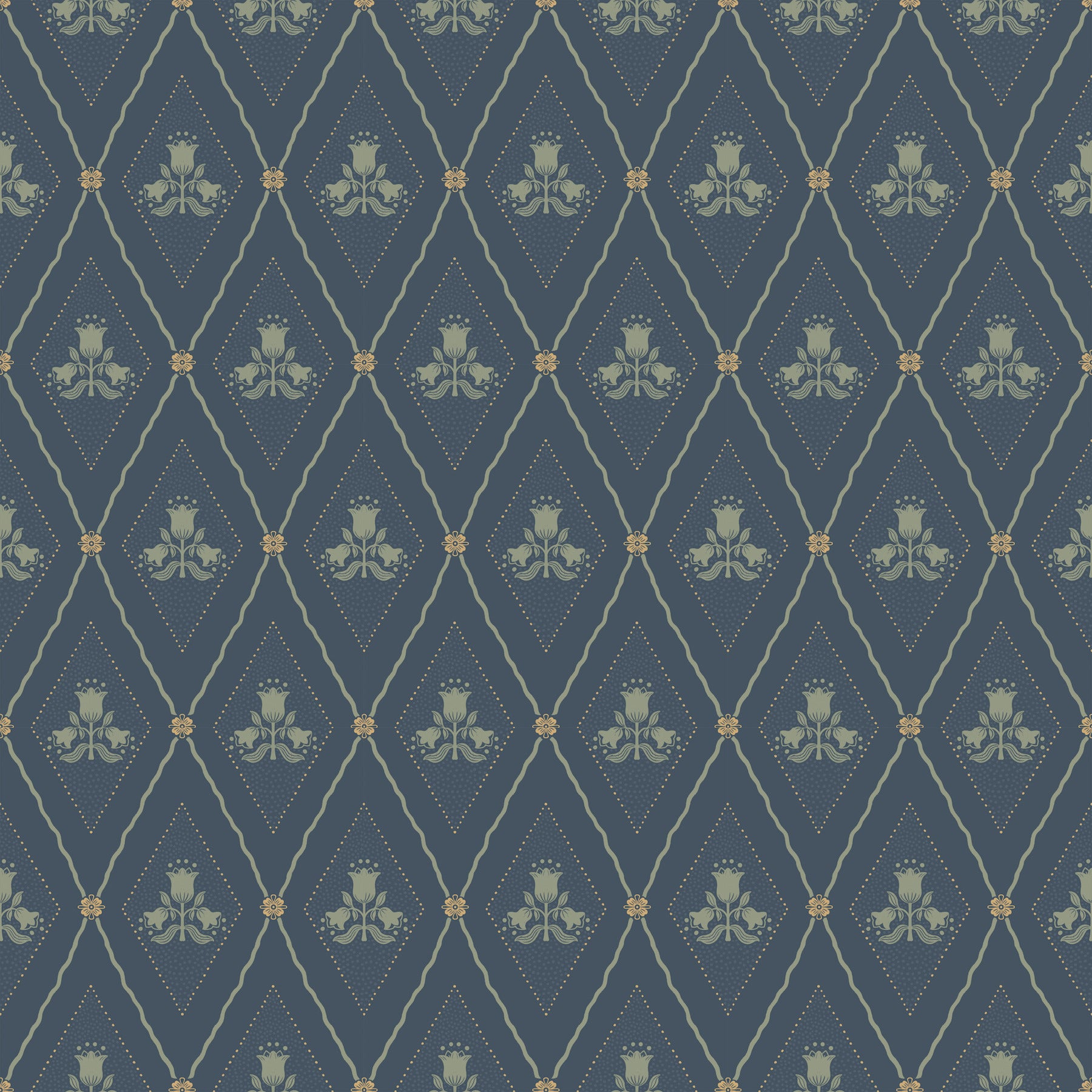 alma-navy-diamond-floral-wallpaper-york-wallcoverings-4201-48033