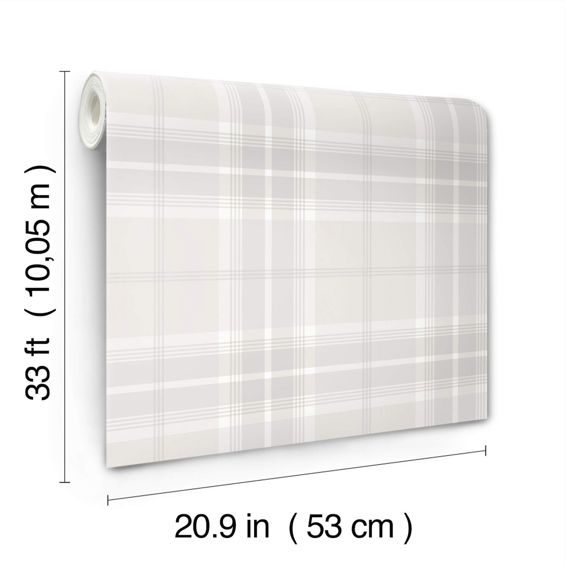 emma-dove-plaid-wallpaper-york-wallcoverings-4201-92123 - York Wallcoverings Wallpaper