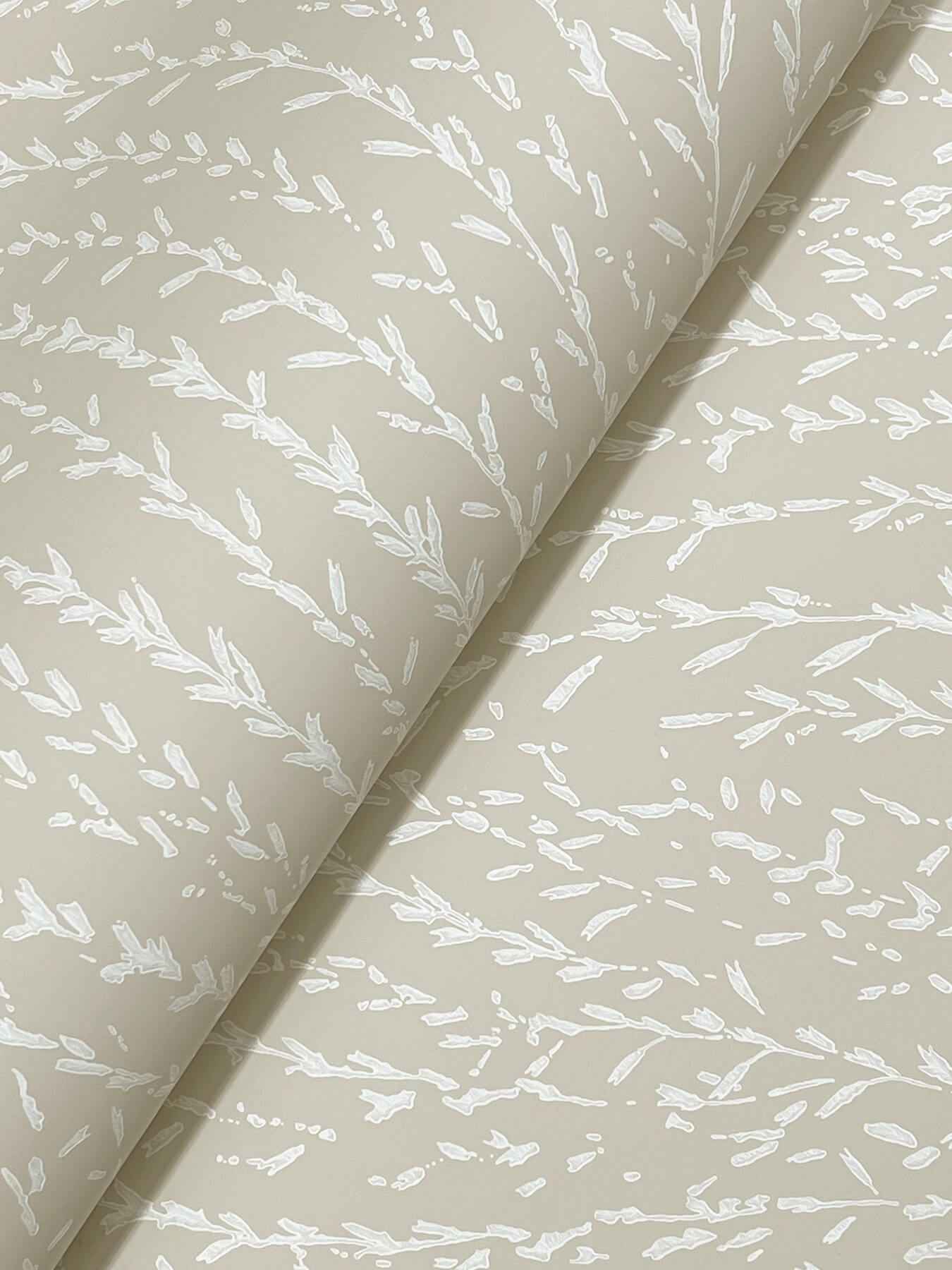 Willow Song Taupe Botanical Wallpaper - York Wallcoverings - LL3218 - York Wallcoverings Wallpaper