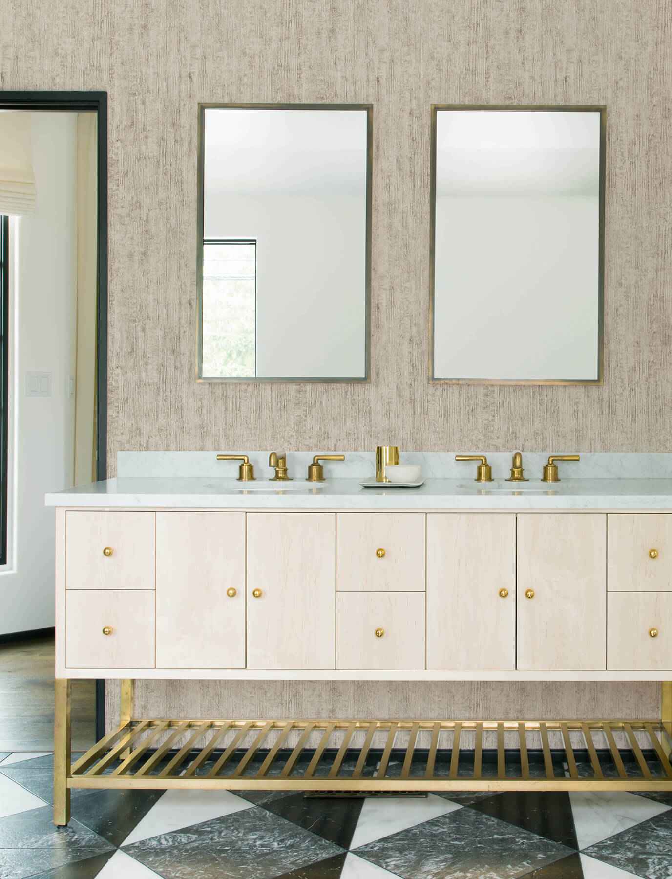 Ramona Beige Distressed Texture Wallpaper - York Wallcoverings - 4191-83003 - York Wallcoverings Wallpaper