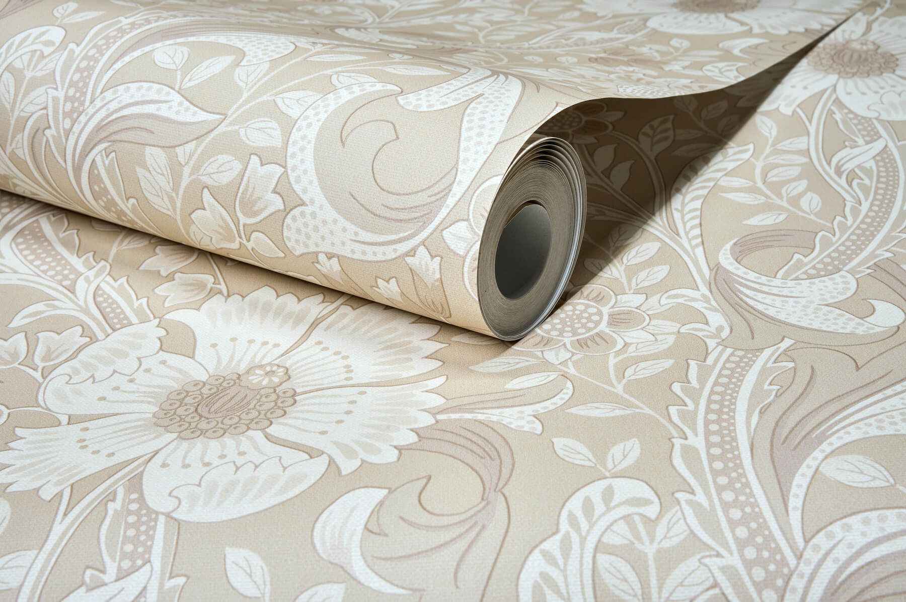 Liora Beige Floral Trail Wallpaper - York Wallcoverings - 4191-83012 - York Wallcoverings Wallpaper