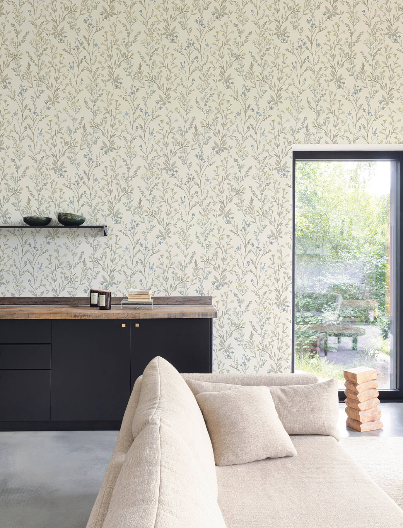 laverne-neutral-wildflowers-wallpaper-york-wallcoverings-4191-83017 - York Wallcoverings Papel pintado