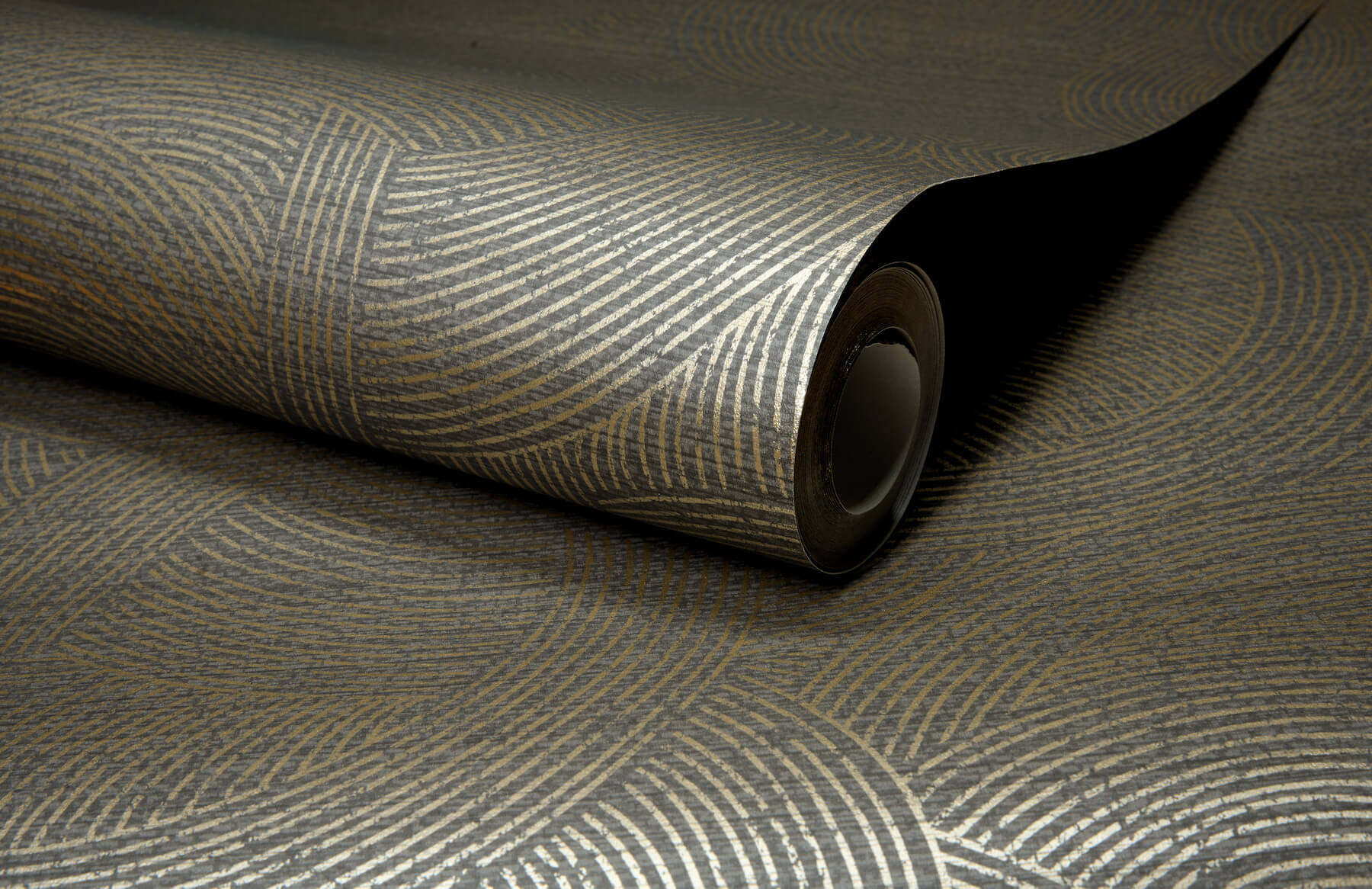 harrison-charcoal-swirling-geometric-wallpaper-york-wallcoverings-4191-83024 - York Wallcoverings Wallpaper
