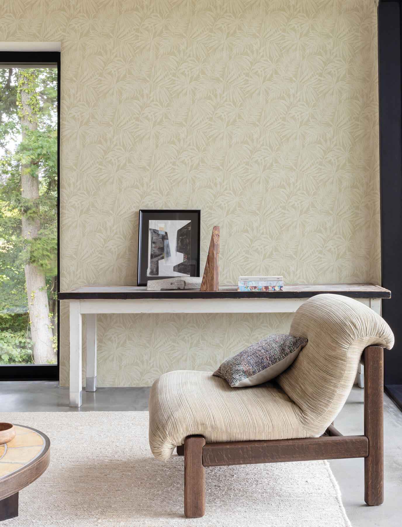 Sonny Beige Fronds Wallpaper - York Wallcoverings - 4191-83025 - York Wallcoverings Wallpaper