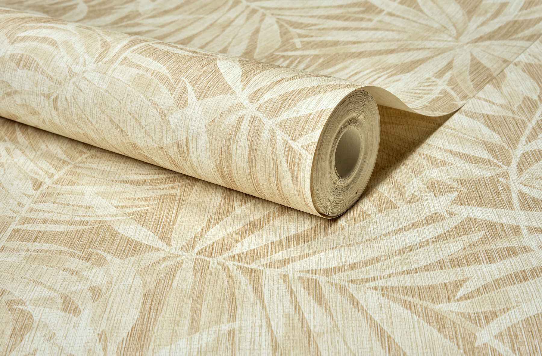 Sonny Light Brown Fronds Wallpaper - York Wallcoverings - 4191-83028 - York Wallcoverings Wallpaper